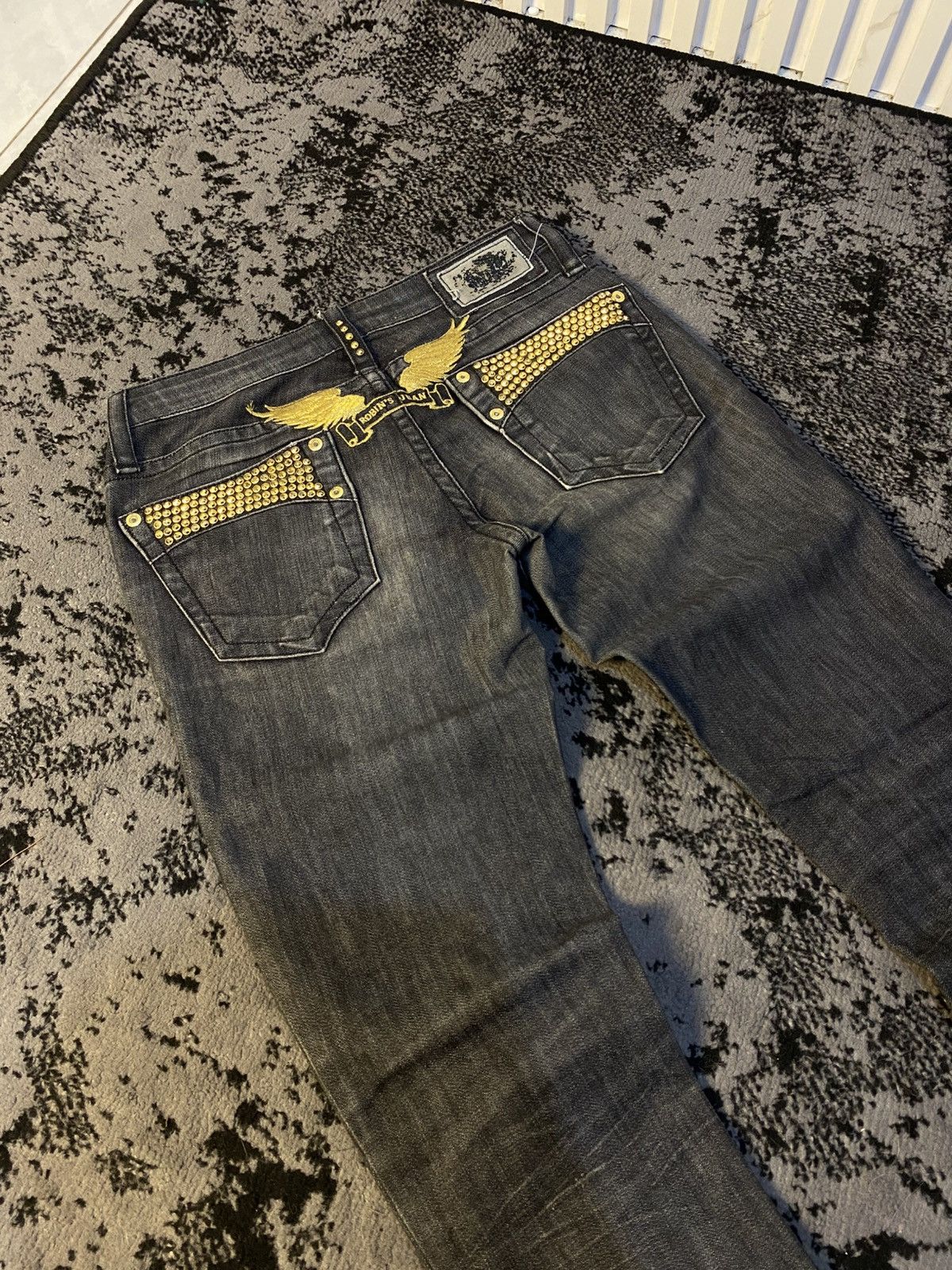 Robins Jeans Wings Studded Back Pocket Robin’s Jeans 🔥 Size 27" / US 4 / IT 40 - 9 Thumbnail