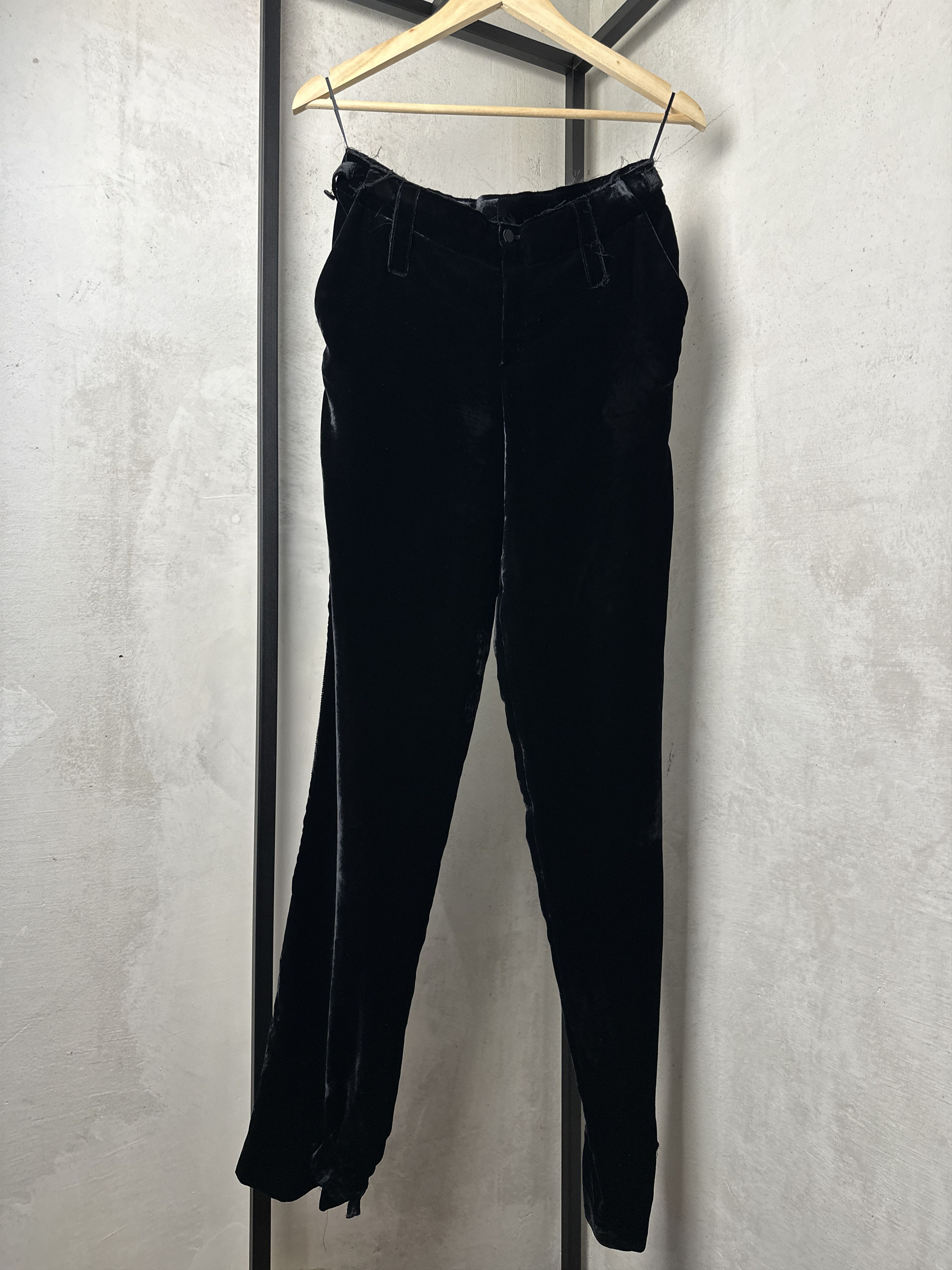 Lanvin Archive Lanvin FW04 Velvet Pants Size 26" / US 2 / IT 38 - 1 Thumbnail