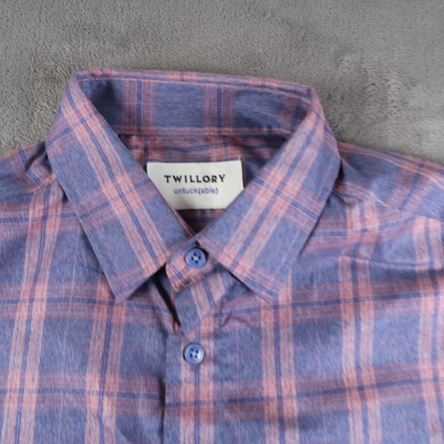 Vintage Twillory Button-Up Shirt Men M Medium Tailored Fit Plaid Stretch Wrinkle Resistant Twill Casual Travel Long Sleeve Size US M / EU 48-50 / 2 - 3 Thumbnail