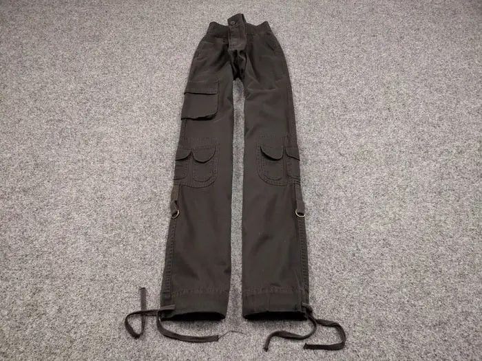 Japanese Brand Vintage 90's Japanese Baggy Multi Pocket Cargo pants Womens Size 32" / US 10 / IT 46 - 2 Thumbnail