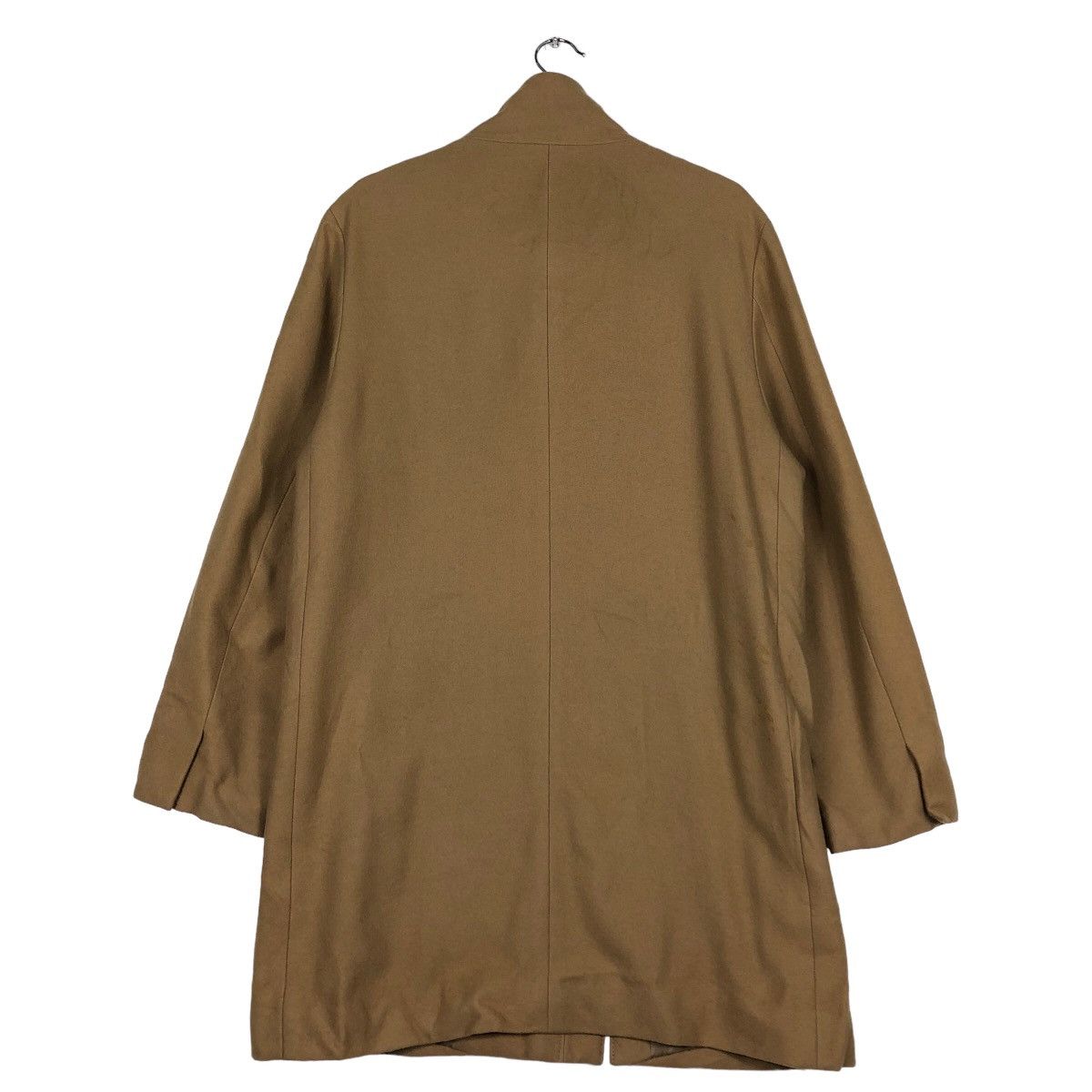 Comme Ca Ism 🔥Rich Brown - Fly Coats Long Jacket Wool Herringbone Size US M / EU 48-50 / 2 - 8 Thumbnail