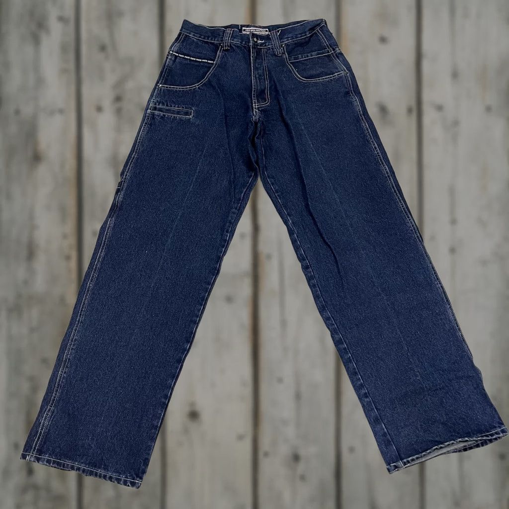 Vintage VINTAGE PACO Jeans Pants Baggy Wide-Leg 32x32 Denim Blue 90s Punk Grunge Hip Hop Unisex Adults Mens Womens Size US 32 / EU 48 - 1 Thumbnail