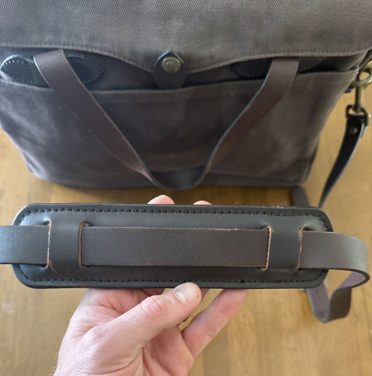 Filson Filson 256 Original Briefcase Brown USA Old Tag EXCELLENT Size ONE SIZE - 12 Thumbnail