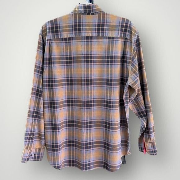 Robert Talbott Robert Talbott Carmel Men's Plaid Button-Down Shirt Size US L / EU 52-54 / 3 - 3 Thumbnail