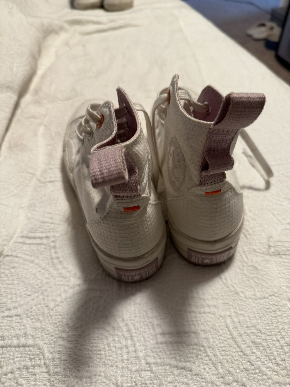 Converse White Hightop Converse shoes Size US 7 / IT 37 - 4 Thumbnail