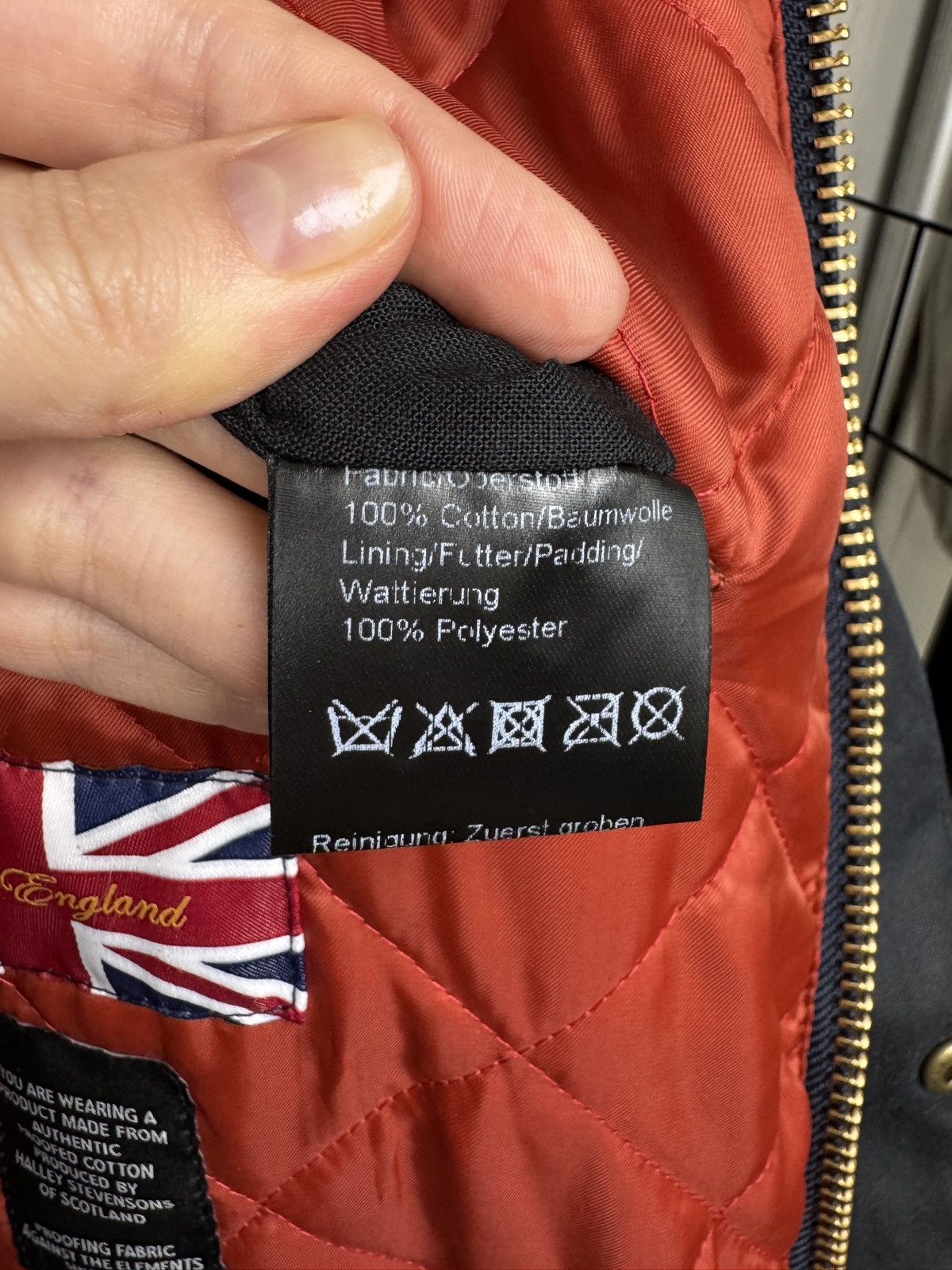 Daniel Wellington WELLINGTON OF BILMORE WAX JACKET ''STARBERG'' IN DARK BLUE Size US L / EU 52-54 / 3 - 17 Thumbnail