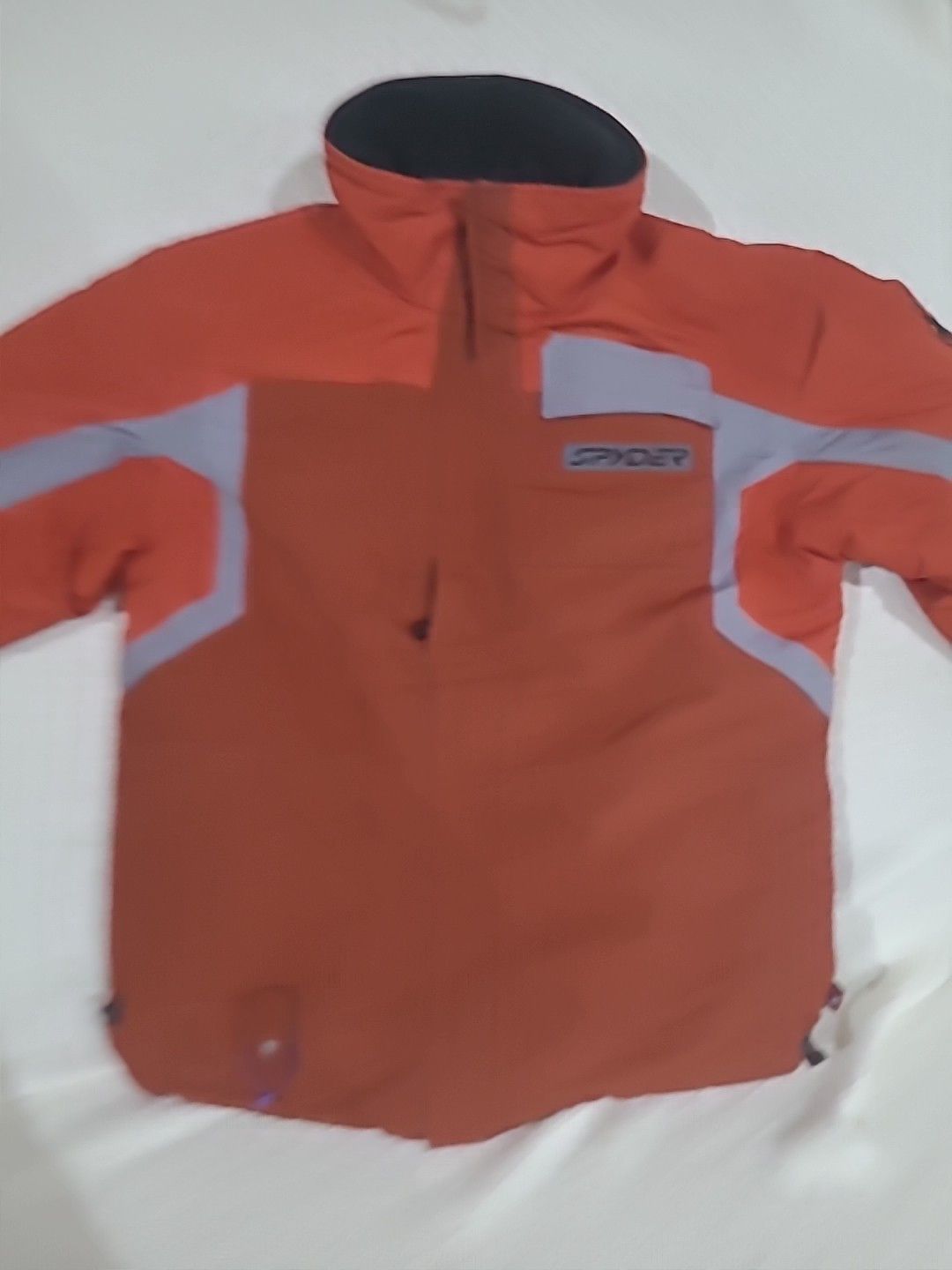 Spyder SPYDER Hooded Ski Jacket Toddler Size S Orange Silver Size US M / EU 48-50 / 2 - 2 Thumbnail