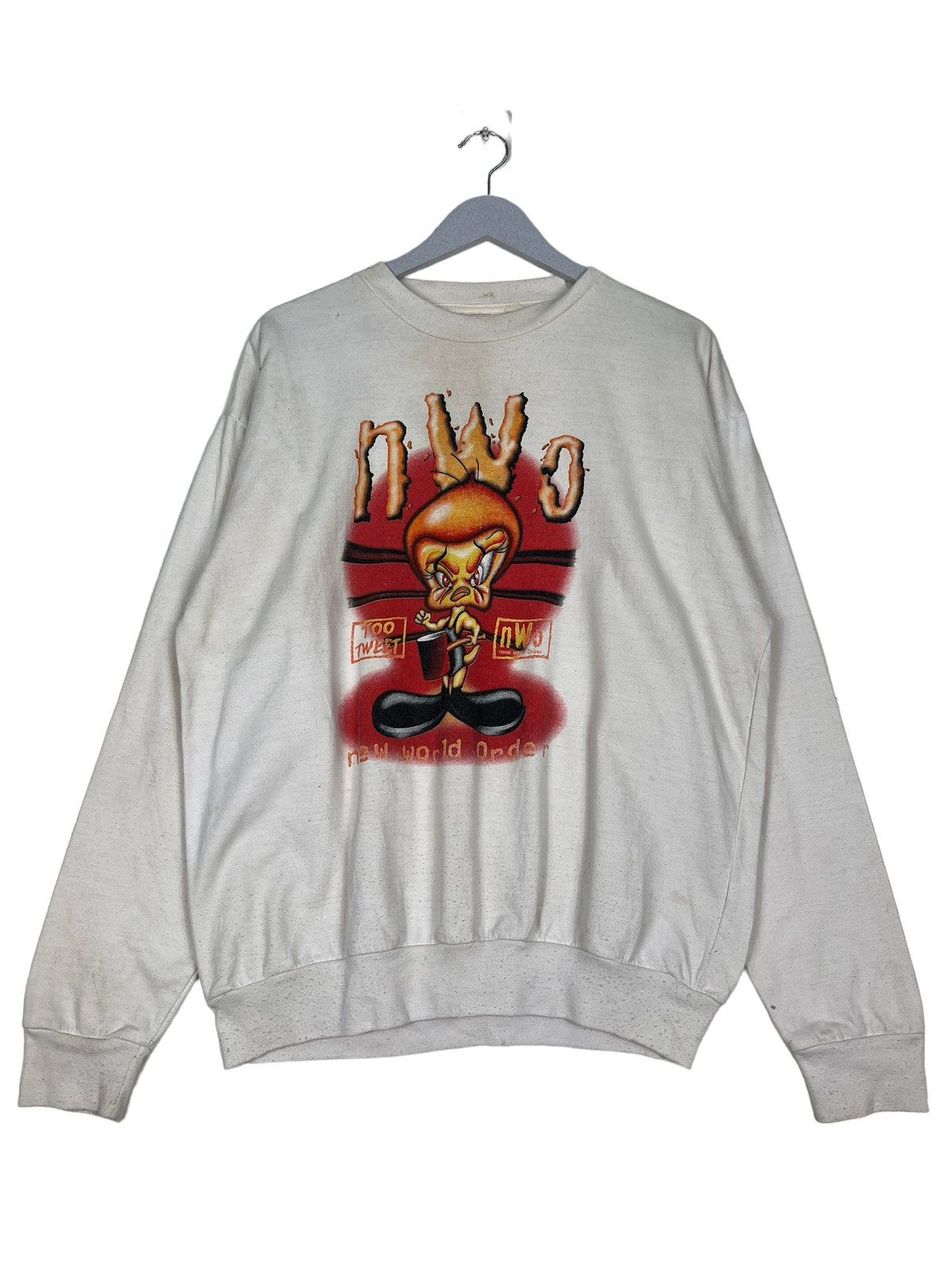 Vintage 🔥 VINTAGE NEW WORLD ORDER SWEATSHIRTS Size US L / EU 52-54 / 3 - 2 Thumbnail