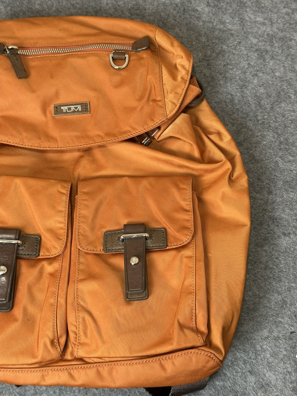 Tumi Tumi Voyageur Basel Backpack in a burnt orange nylon. Size ONE SIZE - 2 Thumbnail