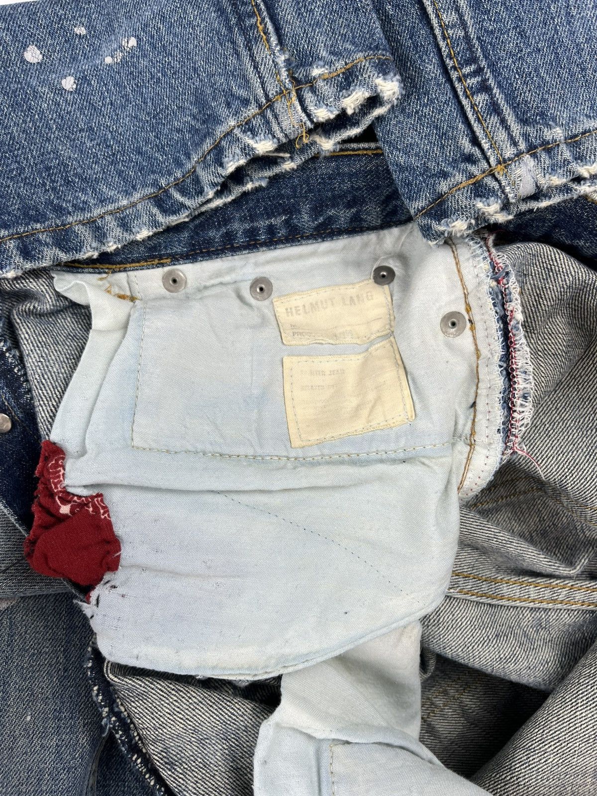Helmut Lang AW99 Helmut Lang Distressed Painter Denim Jeans Size US 30 / EU 46 - 9 Thumbnail