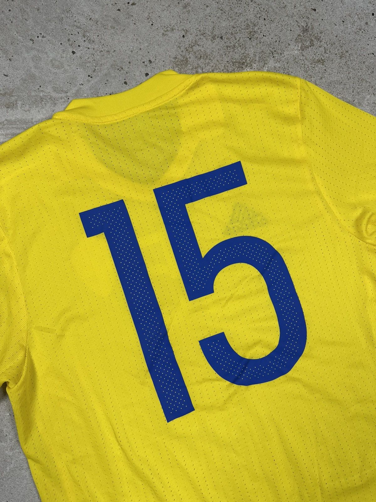 Adidas Adidas x Sweden 2016/2017 #15 U21 Match Worn Issue Jersey Size US M / EU 48-50 / 2 - 13 Thumbnail