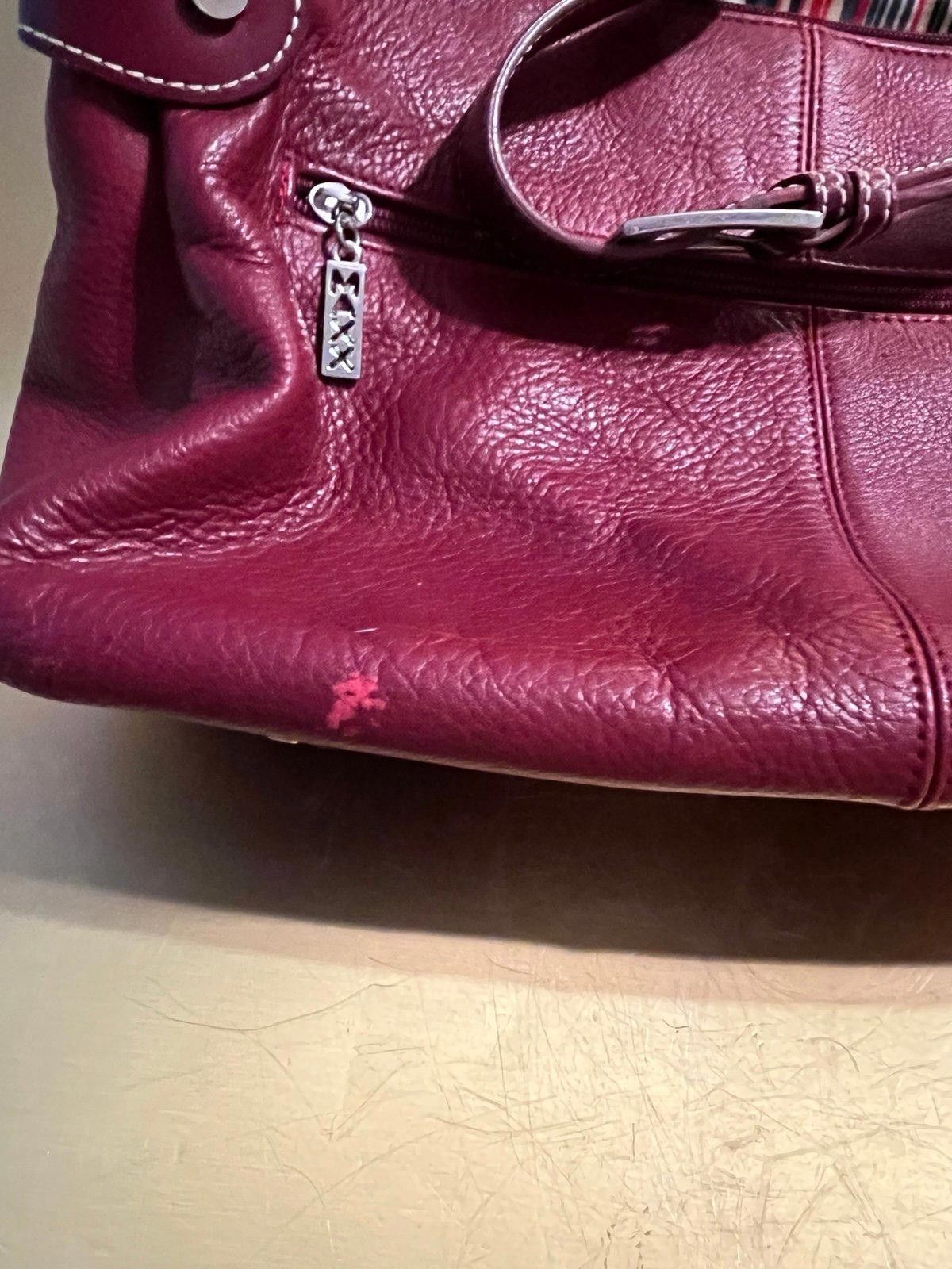 Other Maxx New York Red Leather Shoulder Bag Size ONE SIZE - 5 Thumbnail