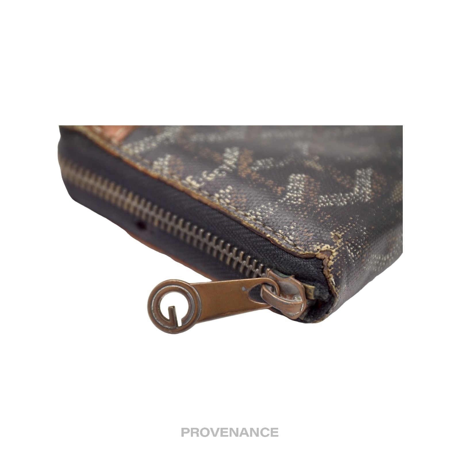 Goyard 🔴 Goyard Matignon Long Zipped Wallet - Black/Tan Size ONE SIZE - 6 Thumbnail