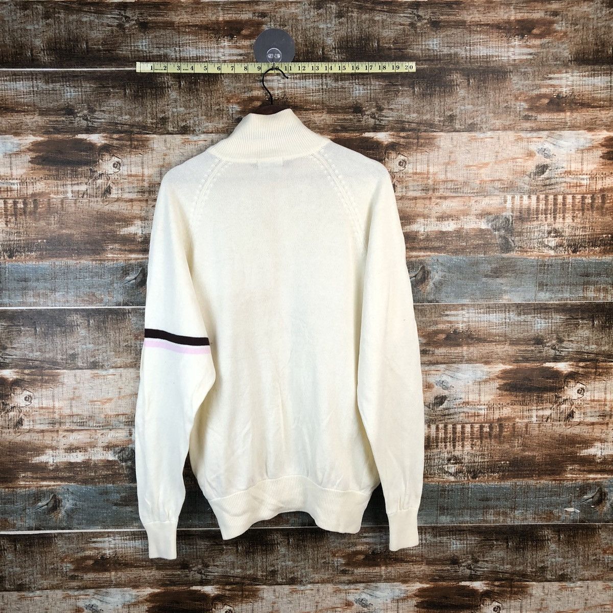 Vintage DL Yonex japan vintage White Knitwear #C751 Size US M / EU 48-50 / 2 - 15 Thumbnail