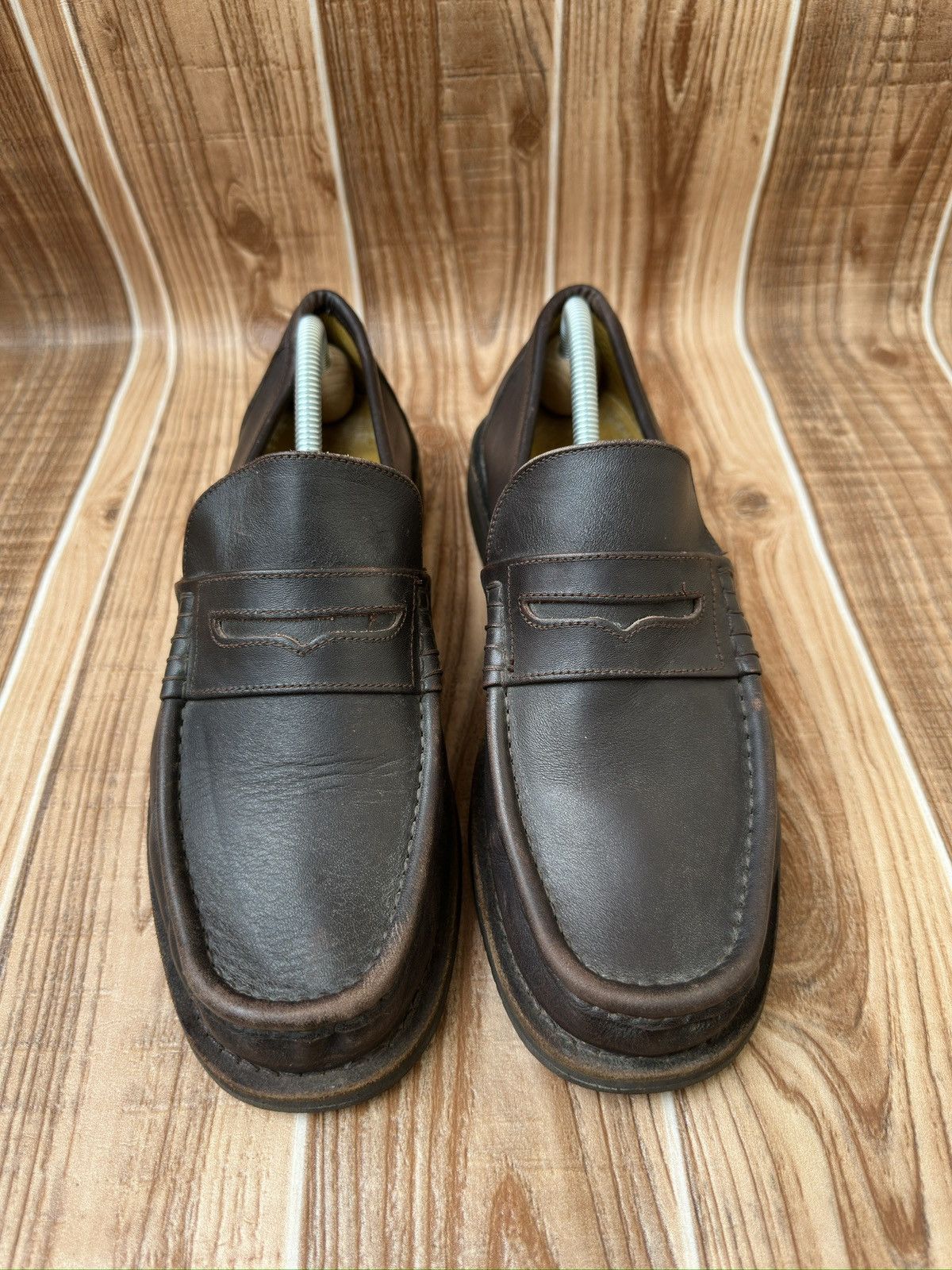 Paraboot Paraboot Brighton Air Marron Mocassin Loafers Size US 10 / EU 43 - 3 Thumbnail