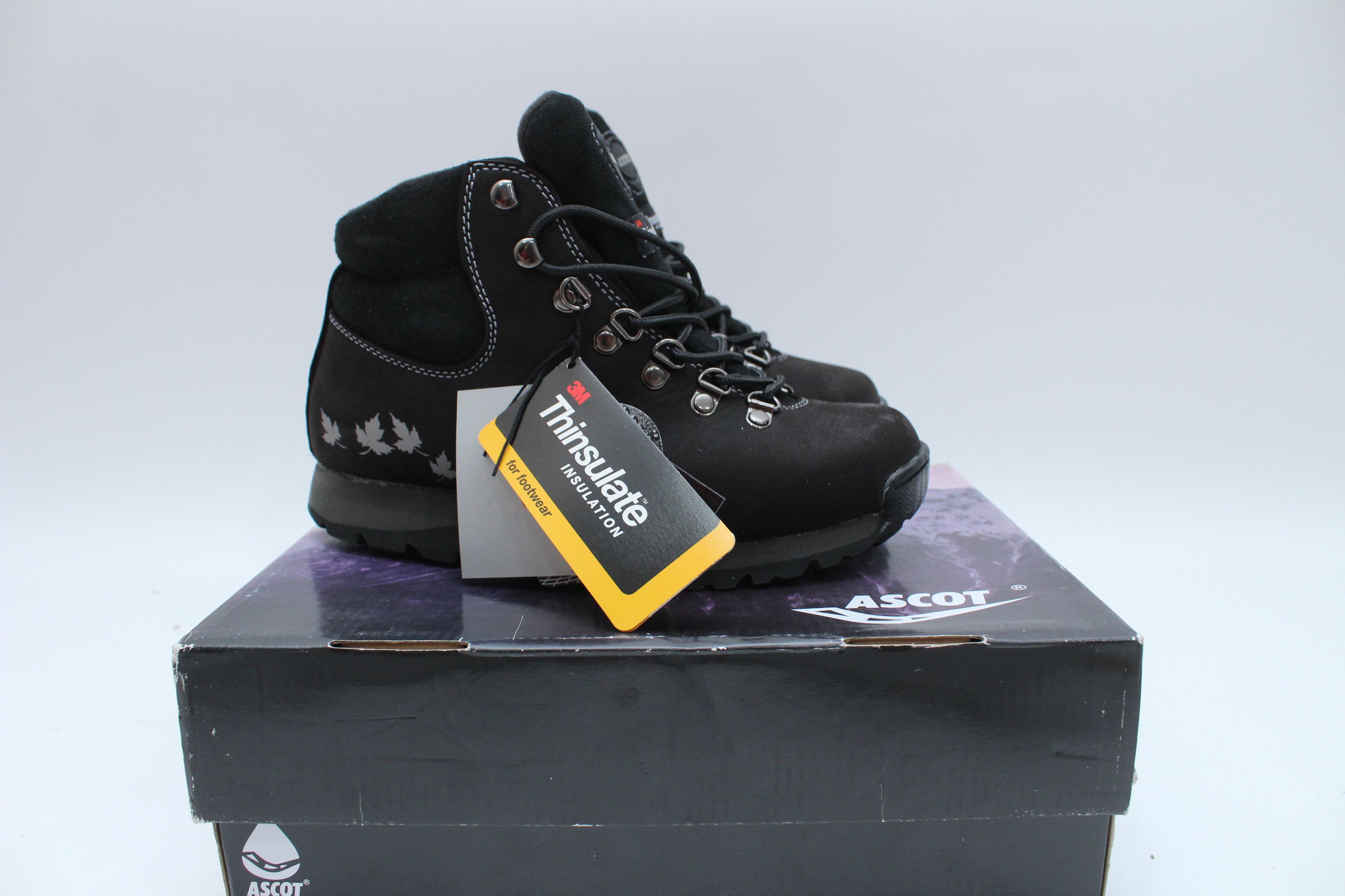 image of Ascot England Trekking Boots Womens Size 38 Vintage Hype in Grey