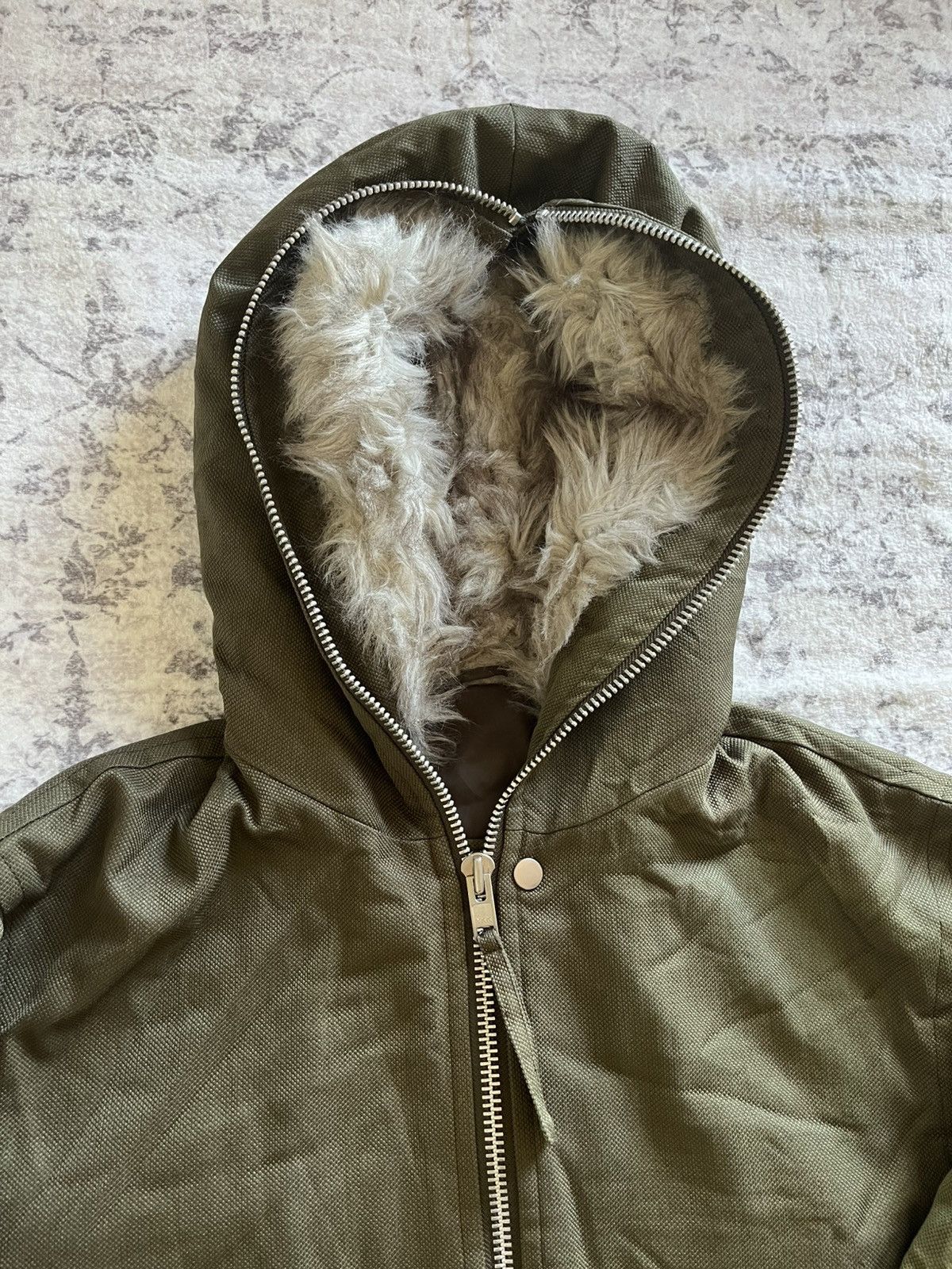 Final Home Final Home Survival Padded Fur Full Zip Parka Green | 3 Size US L / EU 52-54 / 3 - 5 Thumbnail