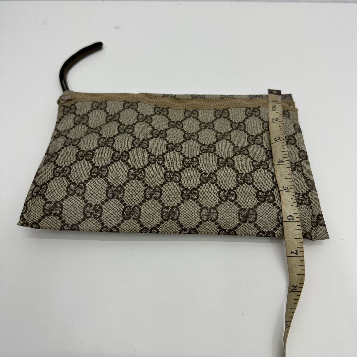 Vintage ‼️YES‼️ AUTHENTIC GUCCI GG. MONOGRAM CLUTCH BAG Size ONE SIZE - 10 Thumbnail