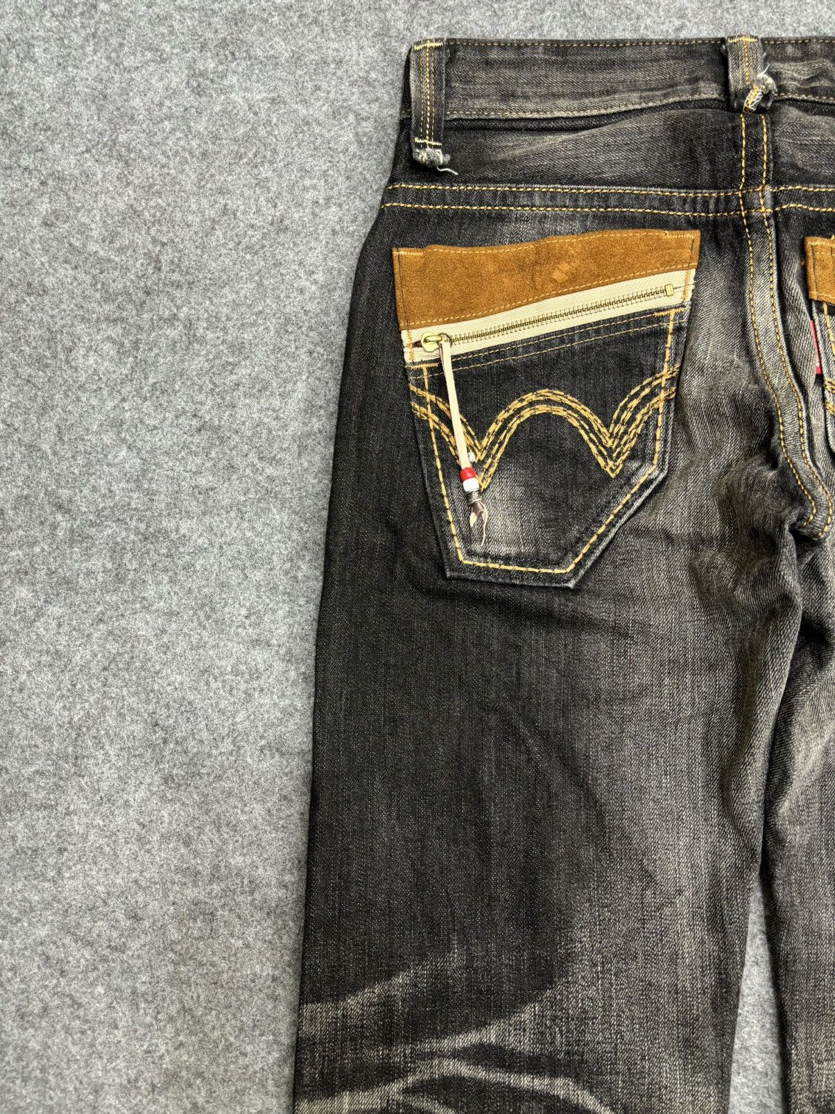 Edwin 💥Raw Fades💥Edwin 423XVS Raw Artisanal Fades Denim F480 Size US 31 - 12 Thumbnail