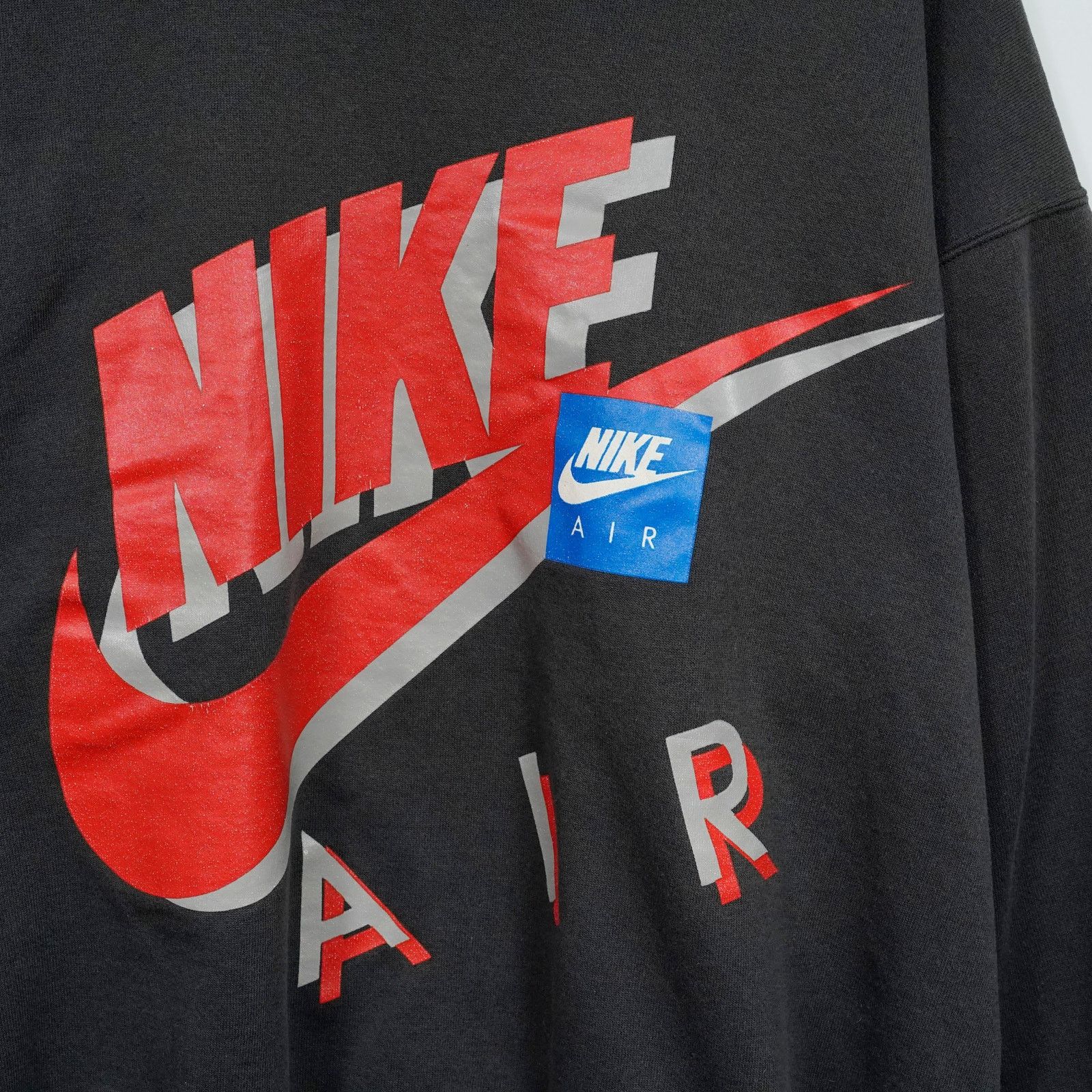 Nike Vintage 90s Nike Air Crewneck Sweatshirt Size L Black Rare Size US L / EU 52-54 / 3 - 4 Thumbnail