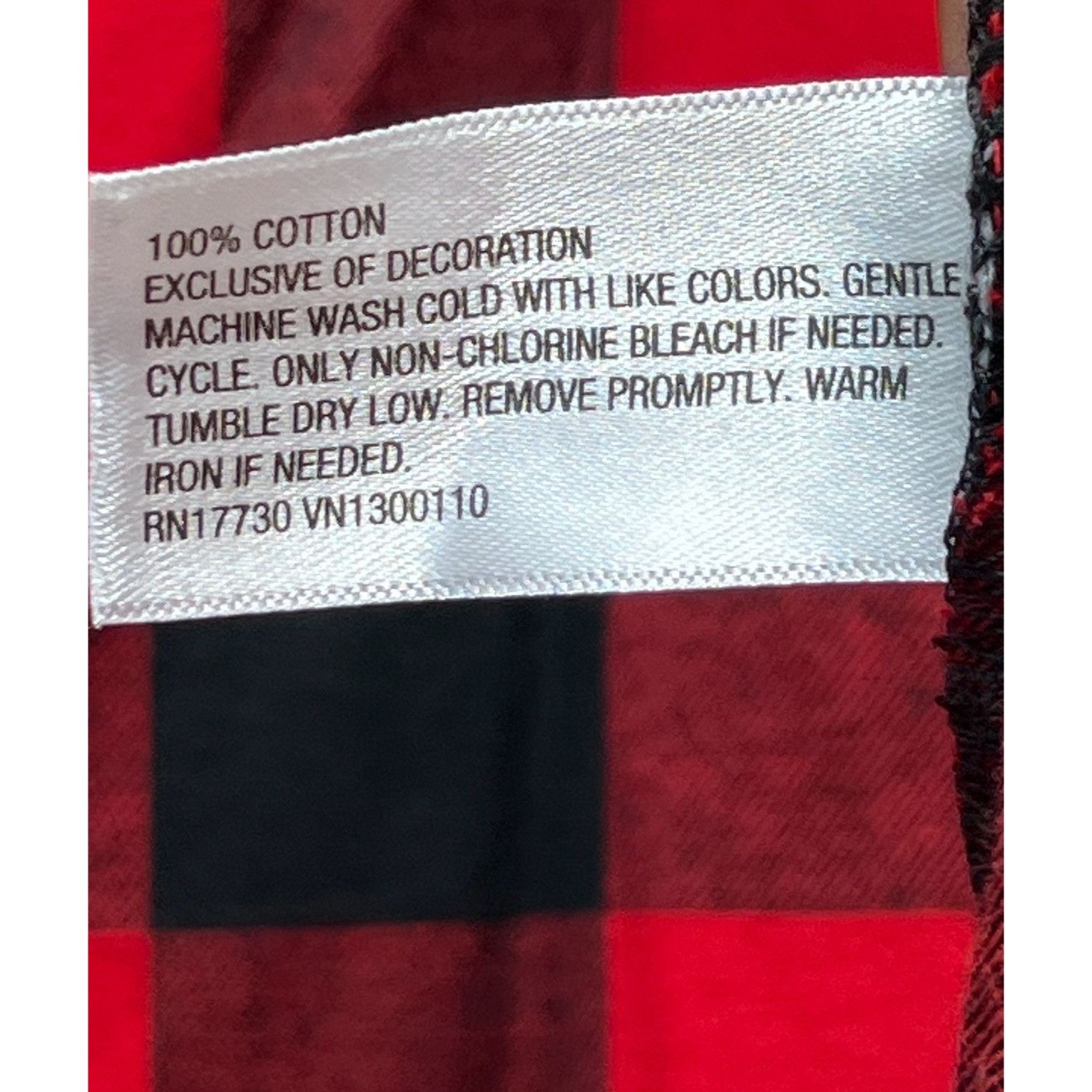 Other Wonder Shop - Women's Red Buffalo Check Flannel Pajama Set - Size ONE SIZE - 16 Thumbnail