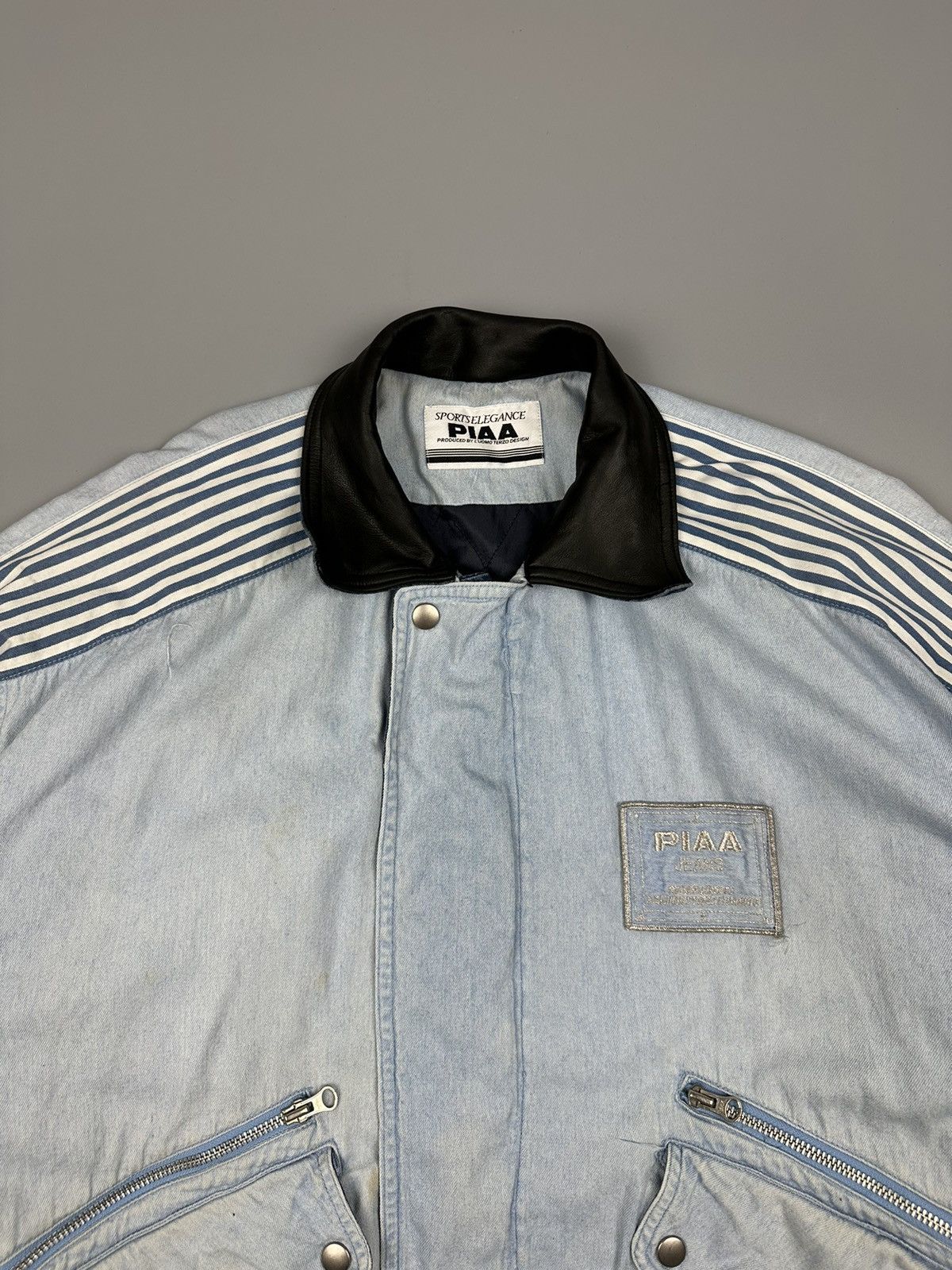 If Six Was Nine Vintage Piaa Motor Sports Denim Jacket Size US XXL / EU 58 / 5 - 6 Thumbnail