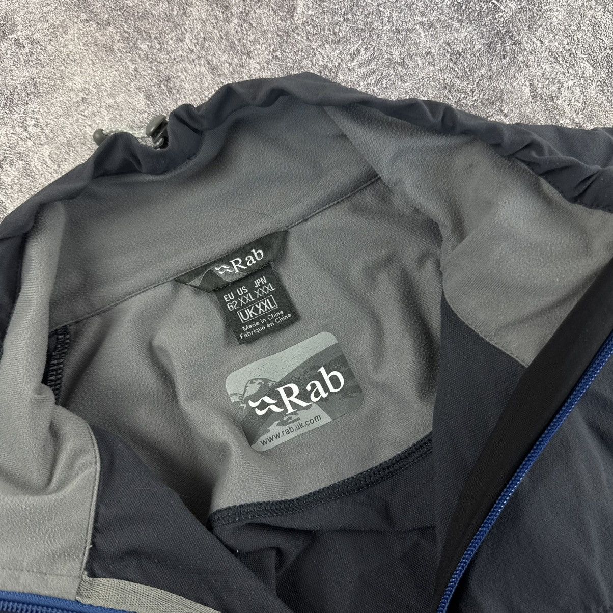 Rab Rab Navy Full-Zip Softshell Jacket / Blue Trim & Logo Size US XXL / EU 58 / 5 - 11 Thumbnail