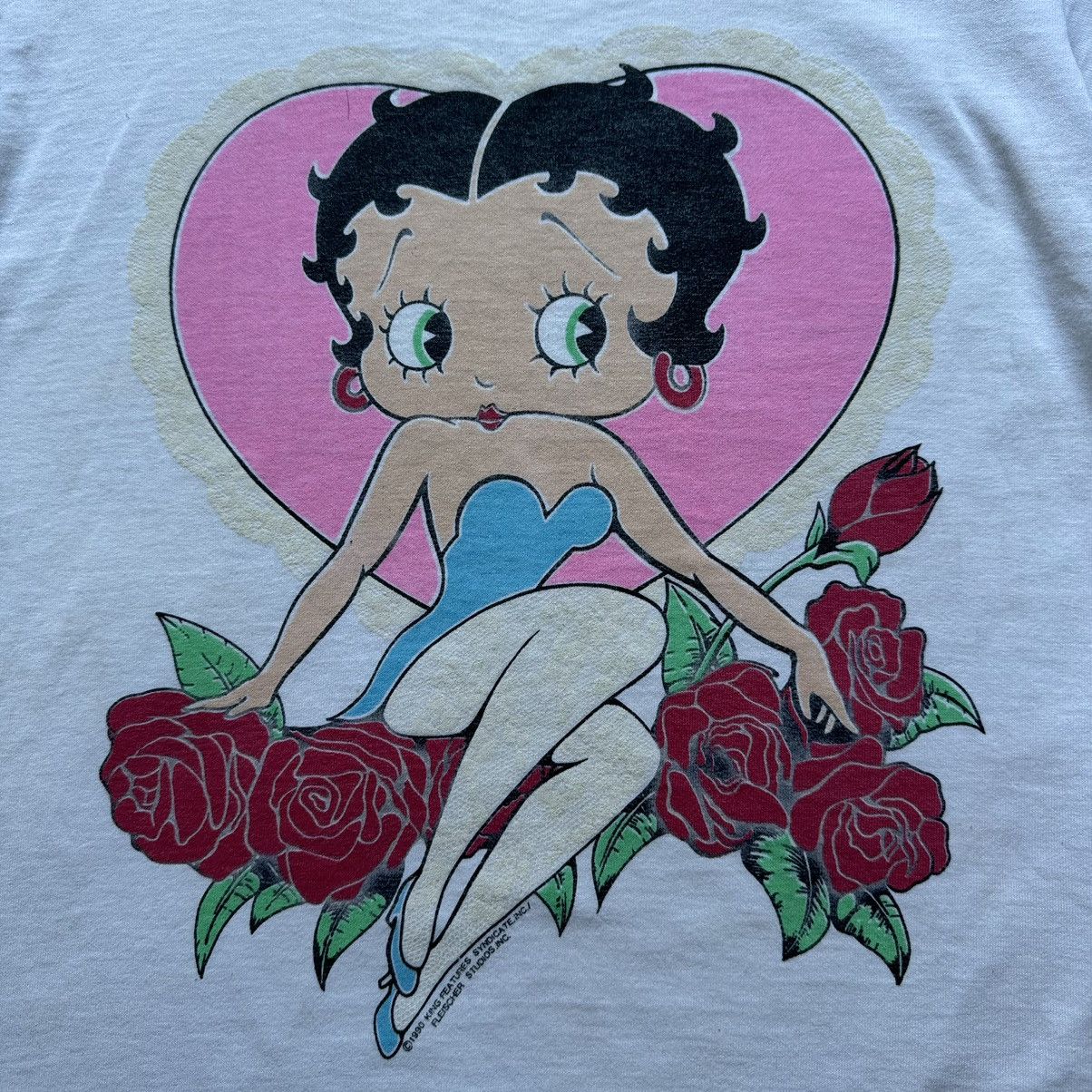 Vintage Rare 1990 Vintage Betty Boop T Shirt Size US M / EU 48-50 / 2 - 2 Thumbnail