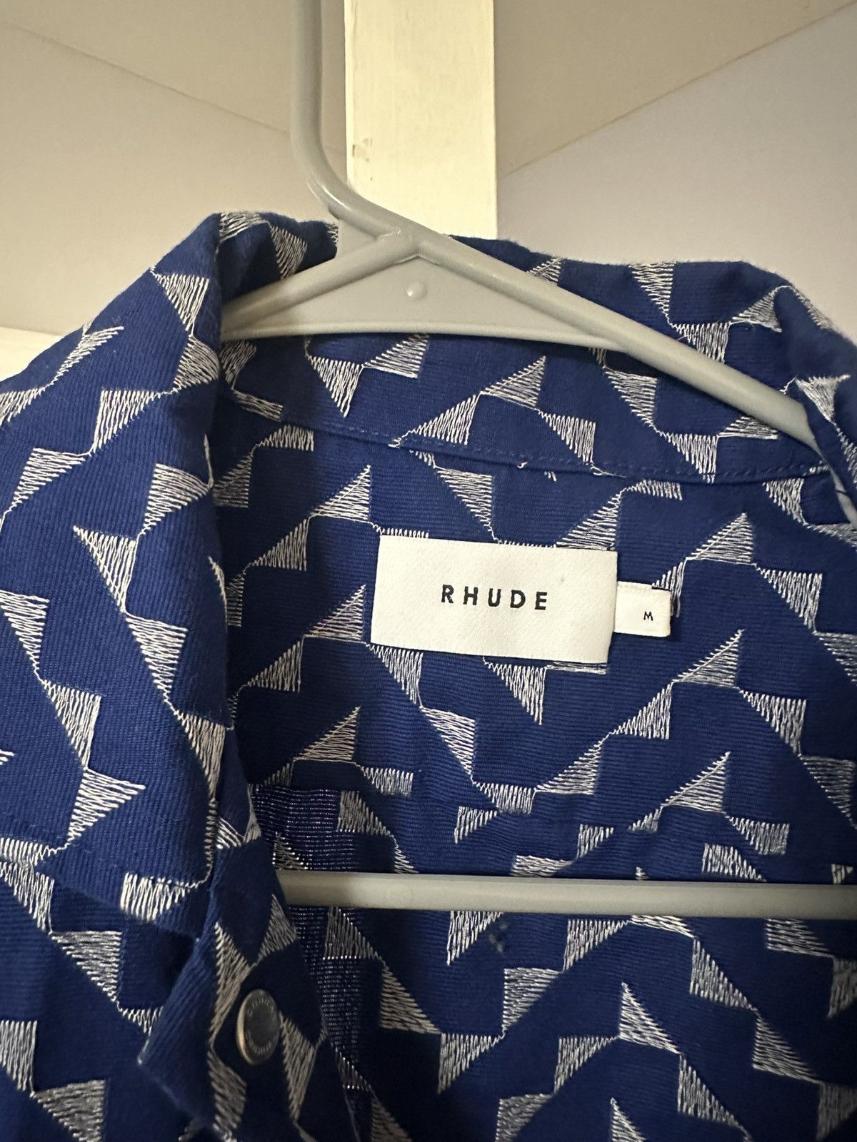 Rhude Rhude Embroidered Beachfront Button Up Shirt Size US M / EU 48-50 / 2 - 3 Thumbnail