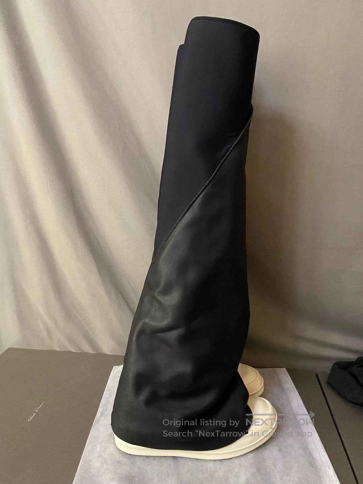 Rick Owens Rick Owens Waxed Panel Pocket Boots. Size US 7 / IT 37 - 4 Thumbnail