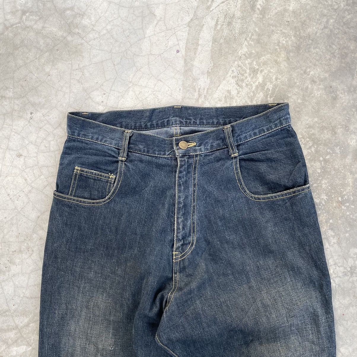 Frapbois Vintage Frapbois By Issey Miyake Denim Jeans Size US 33 - 3 Thumbnail