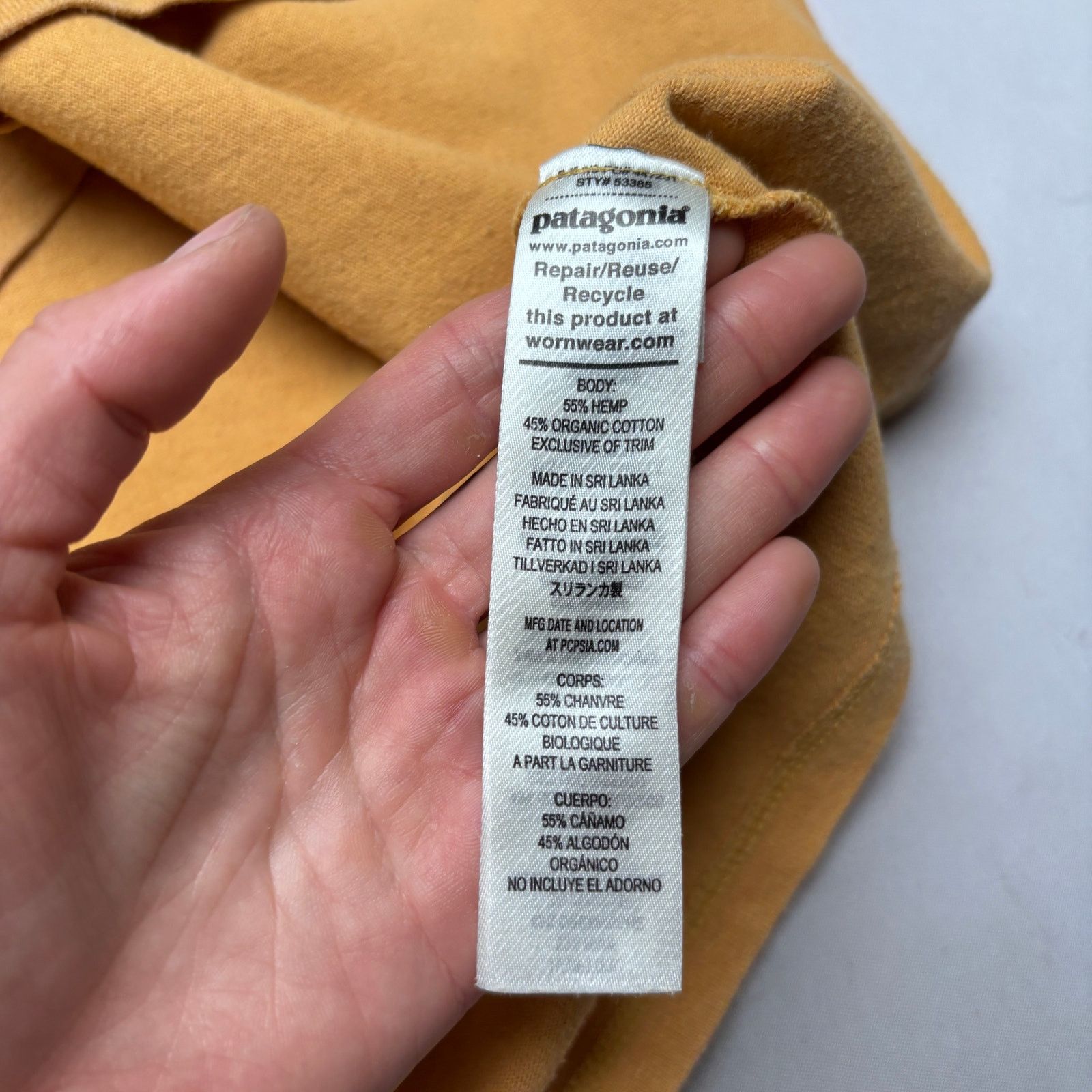 Patagonia Patagonia Long Sleeved Work Pocket Shirt Mens 2XL Hemp Blend Size US XXL / EU 58 / 5 - 7 Thumbnail