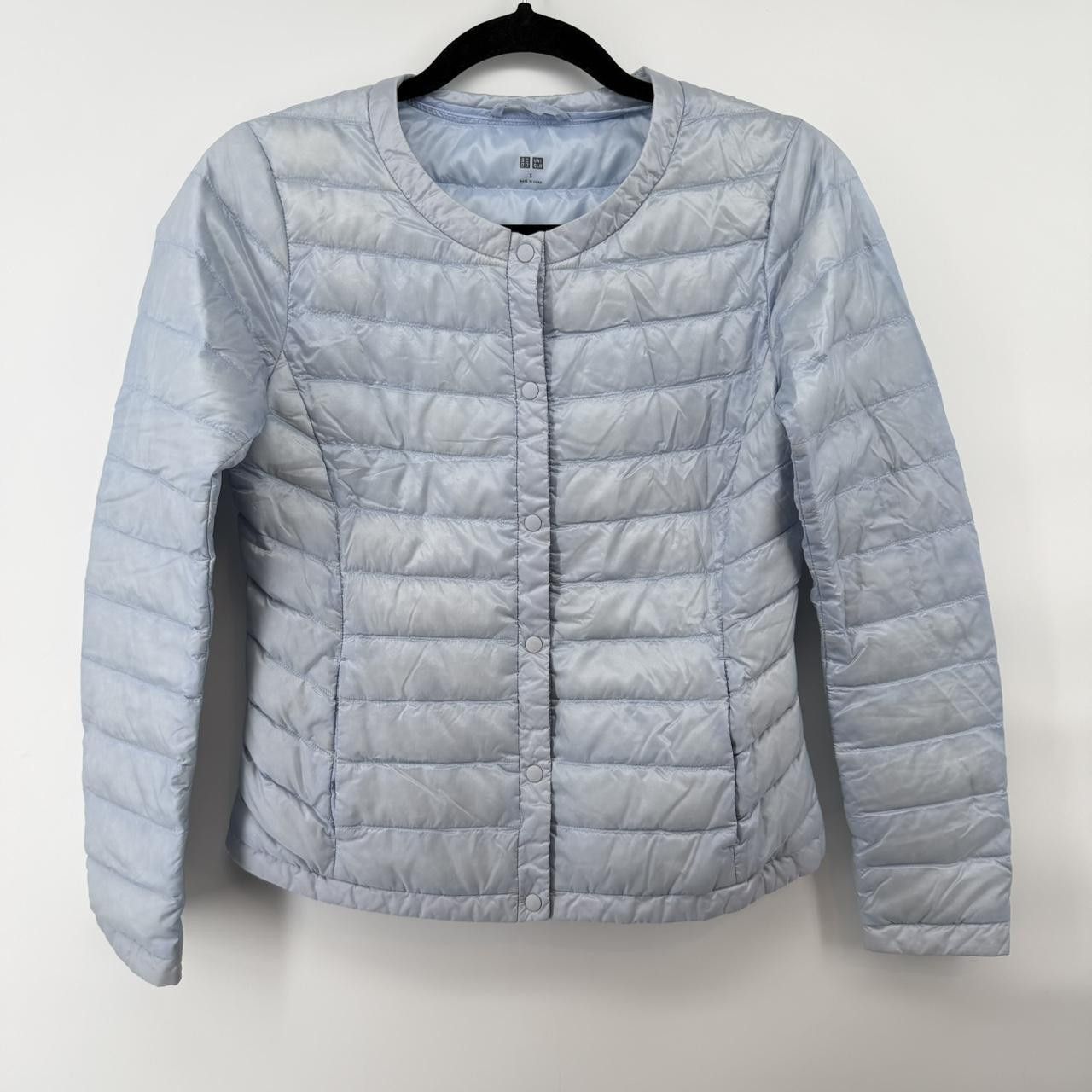 Uniqlo UNIQLO light blue puffer jacket Size S Size S / US 4 / IT 40 - 1 Thumbnail