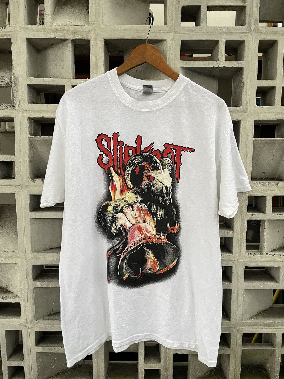 Band Tees SLIPKNOT PREPARE FOR HELL TOUR Size US L / EU 52-54 / 3 - 1 Thumbnail