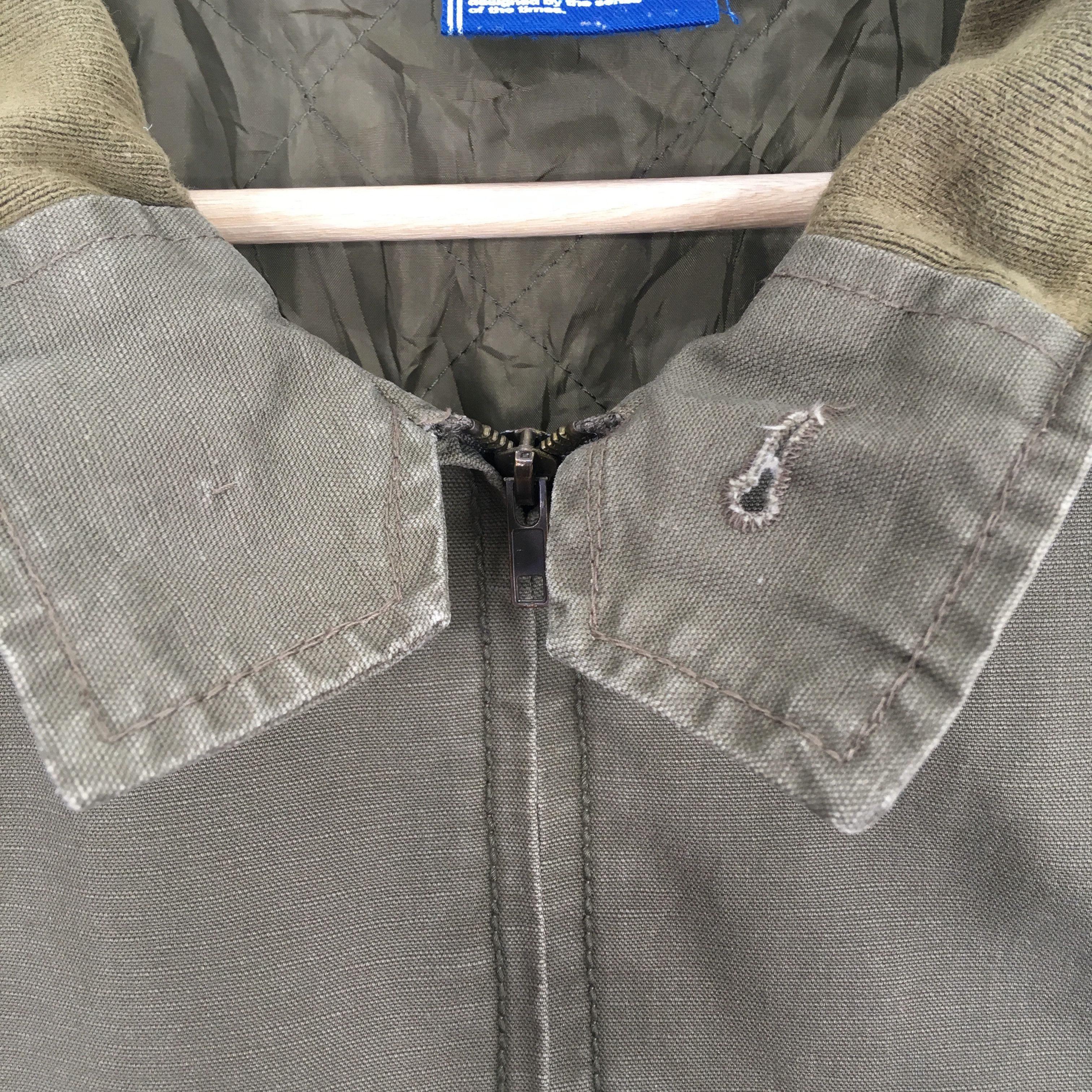 RAGEBLUE Vintage Rageblue Japanese Workers Olive Green Jacket Size US L / EU 52-54 / 3 - 5 Thumbnail