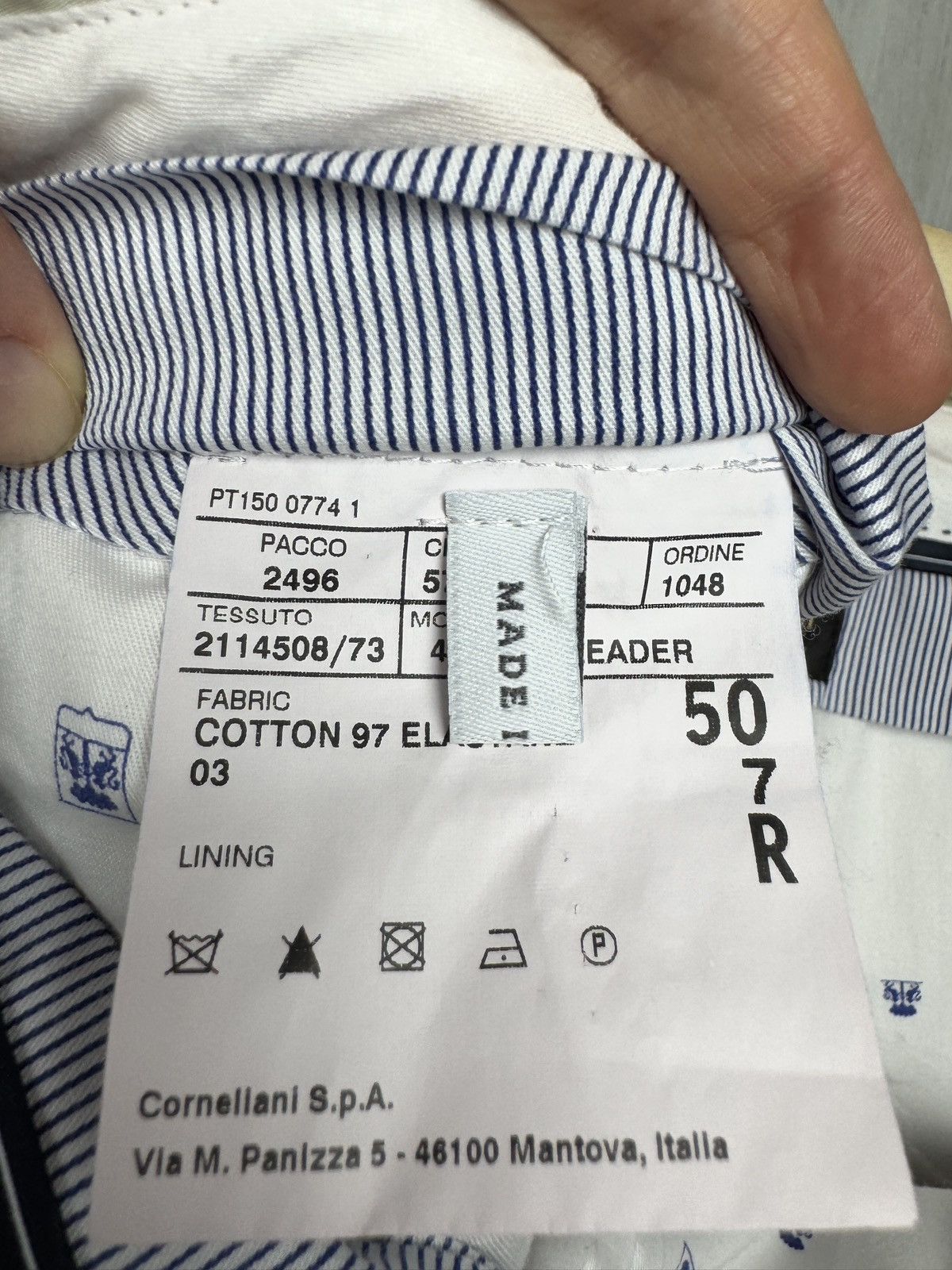 Corneliani Corneliani beige cotton chino pants made in Italy size 50 Size US 34 / EU 50 - 11 Thumbnail