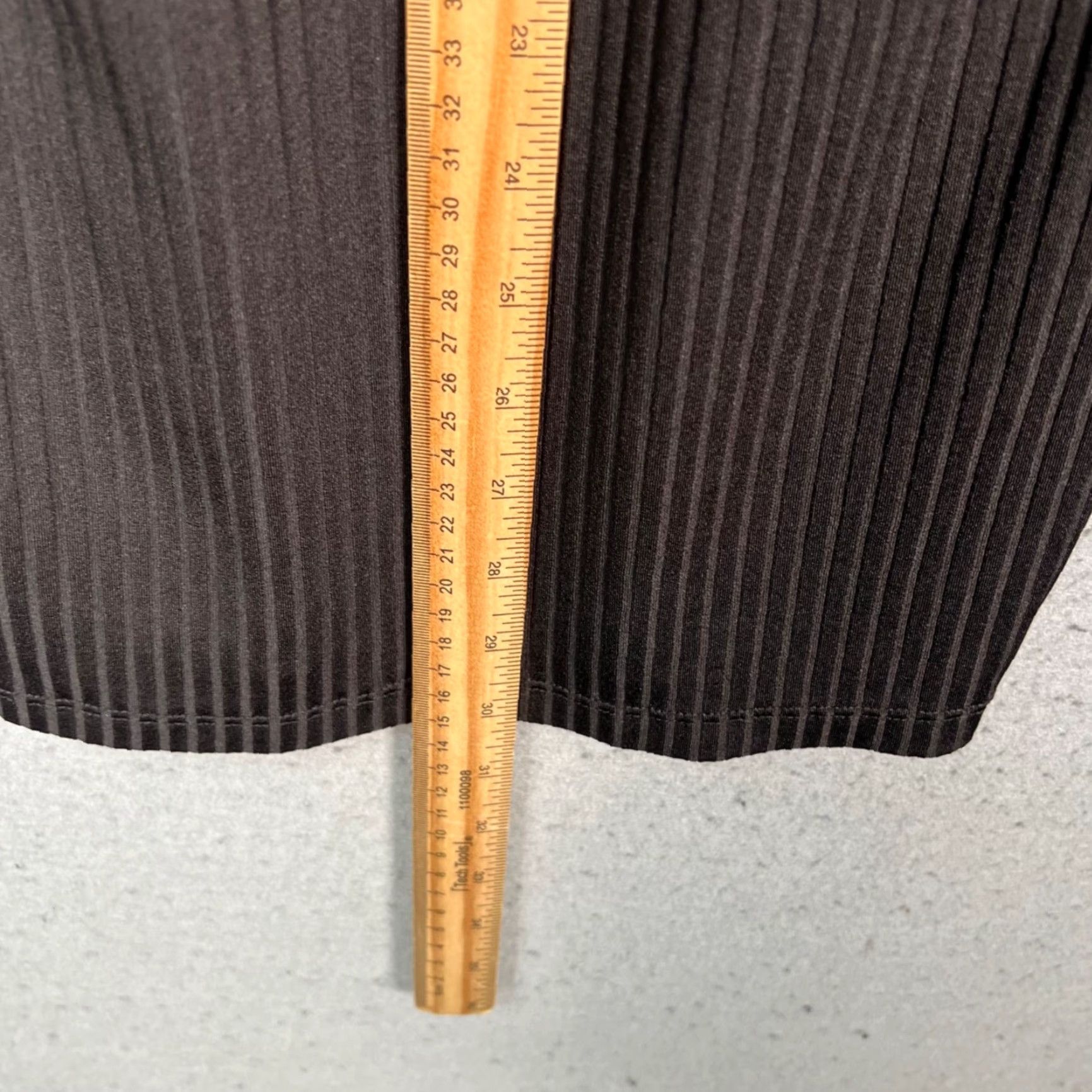 American Apparel American Apparel Womens Size Small Black Ribbed Open-Back Stretch Dress Size S / US 4 / IT 40 - 6 Thumbnail
