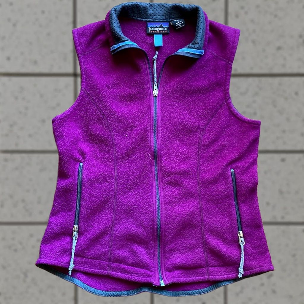 Patagonia VINTAGE Patagonia Synchilla Vest Lightweight USA Made 90s Womens Small Size S / US 4 / IT 40 - 1 Thumbnail