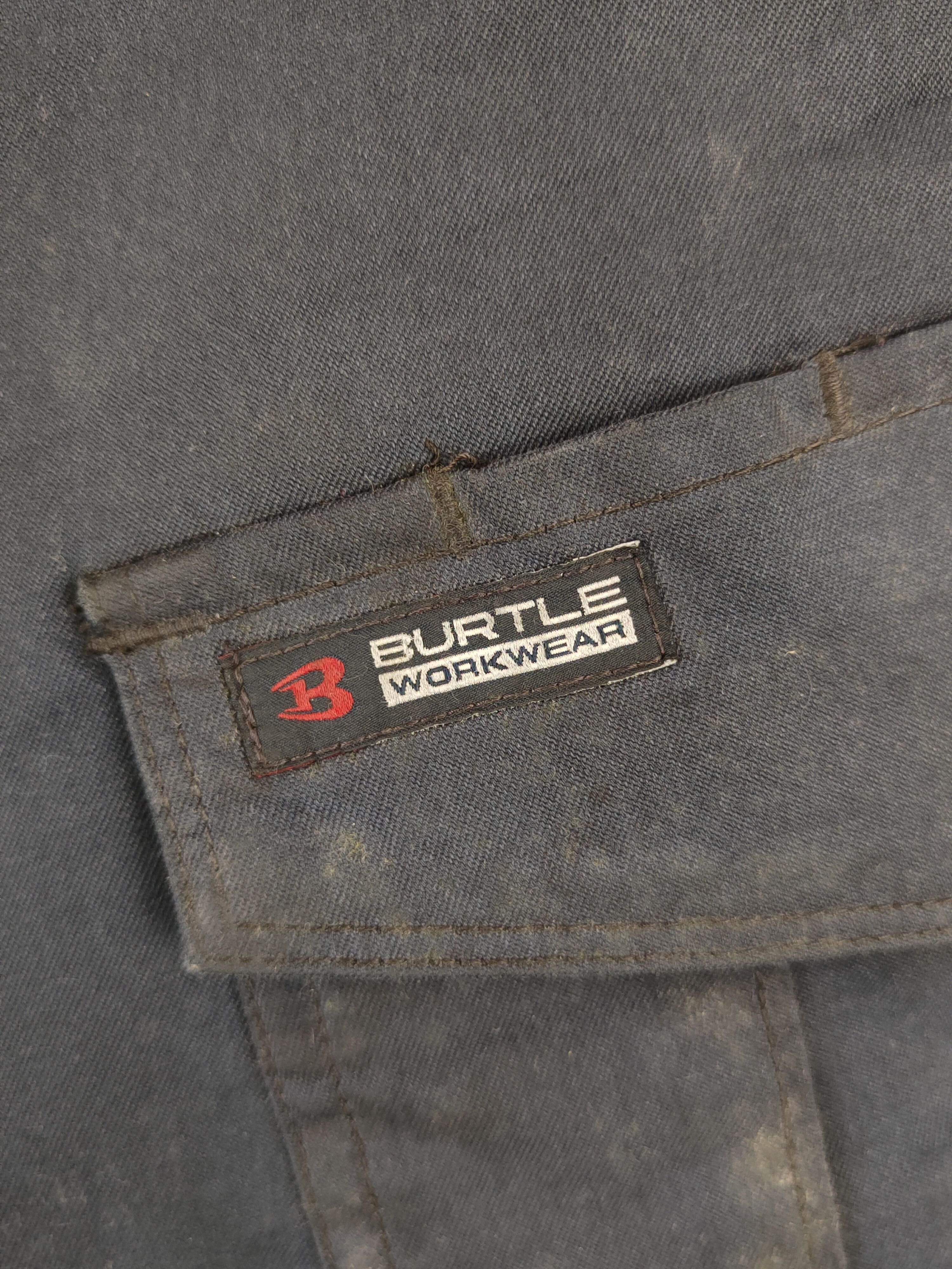 Japanese Brand Burtle Dark Blue Multipocket Tactical Cargo Pants #S2487 Size US 30 / EU 46 - 5 Thumbnail