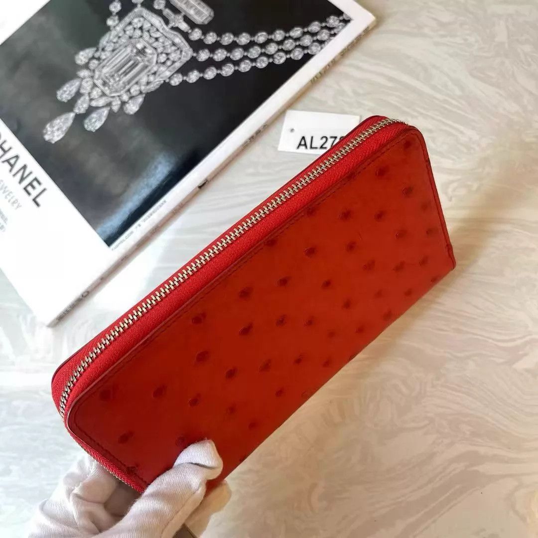 Louis Vuitton LV Ostrich Zippy Long Wallet Like New Size ONE SIZE - 5 Thumbnail