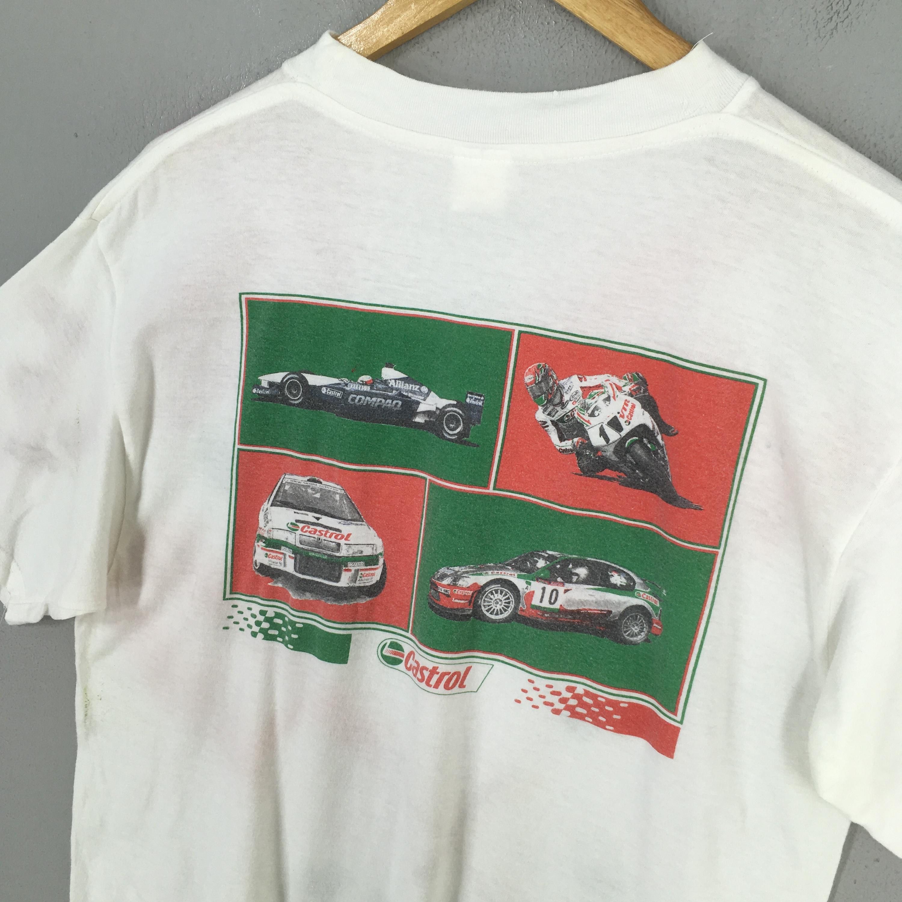 Formula 1 Vintage 90s Castrol Motorsport F1 Racing Tshirt Medium Size US M / EU 48-50 / 2 - 3 Thumbnail