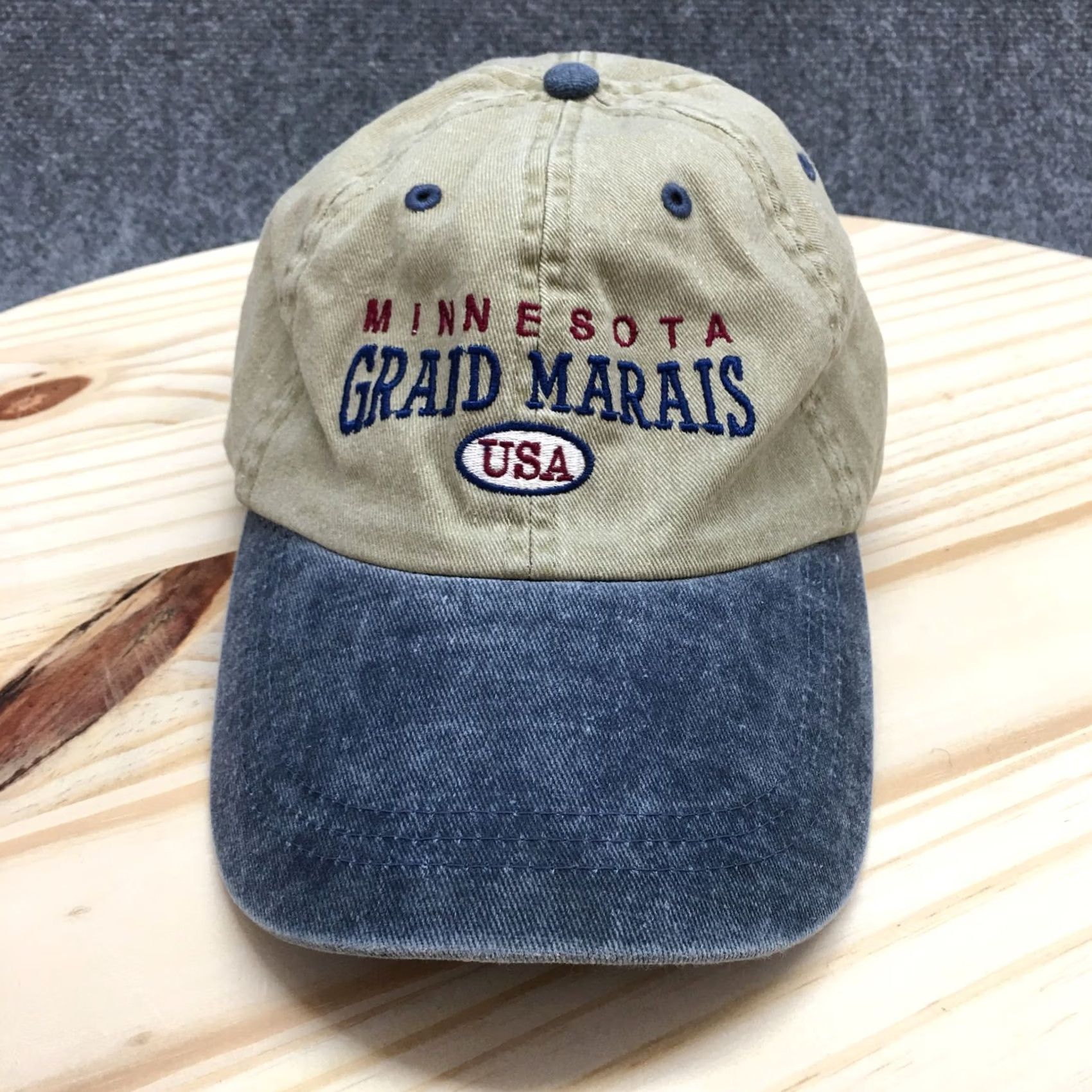 Vintage South Athletics Baseball Cap Mens Brown OS Minnesota Graid Marais Size ONE SIZE - 2 Thumbnail