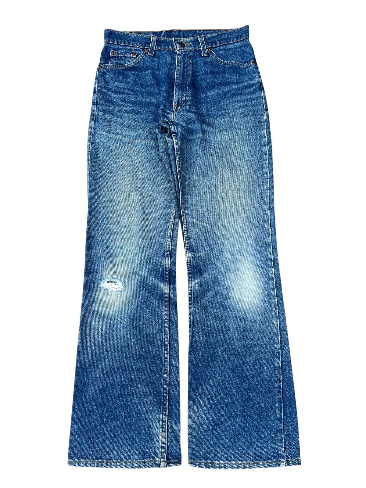 Levi's × Vintage Vintage 90s Levi’s 517 Faded Denim Bootcut Jeans Flare Size US 30 / EU 46 - 1 Thumbnail