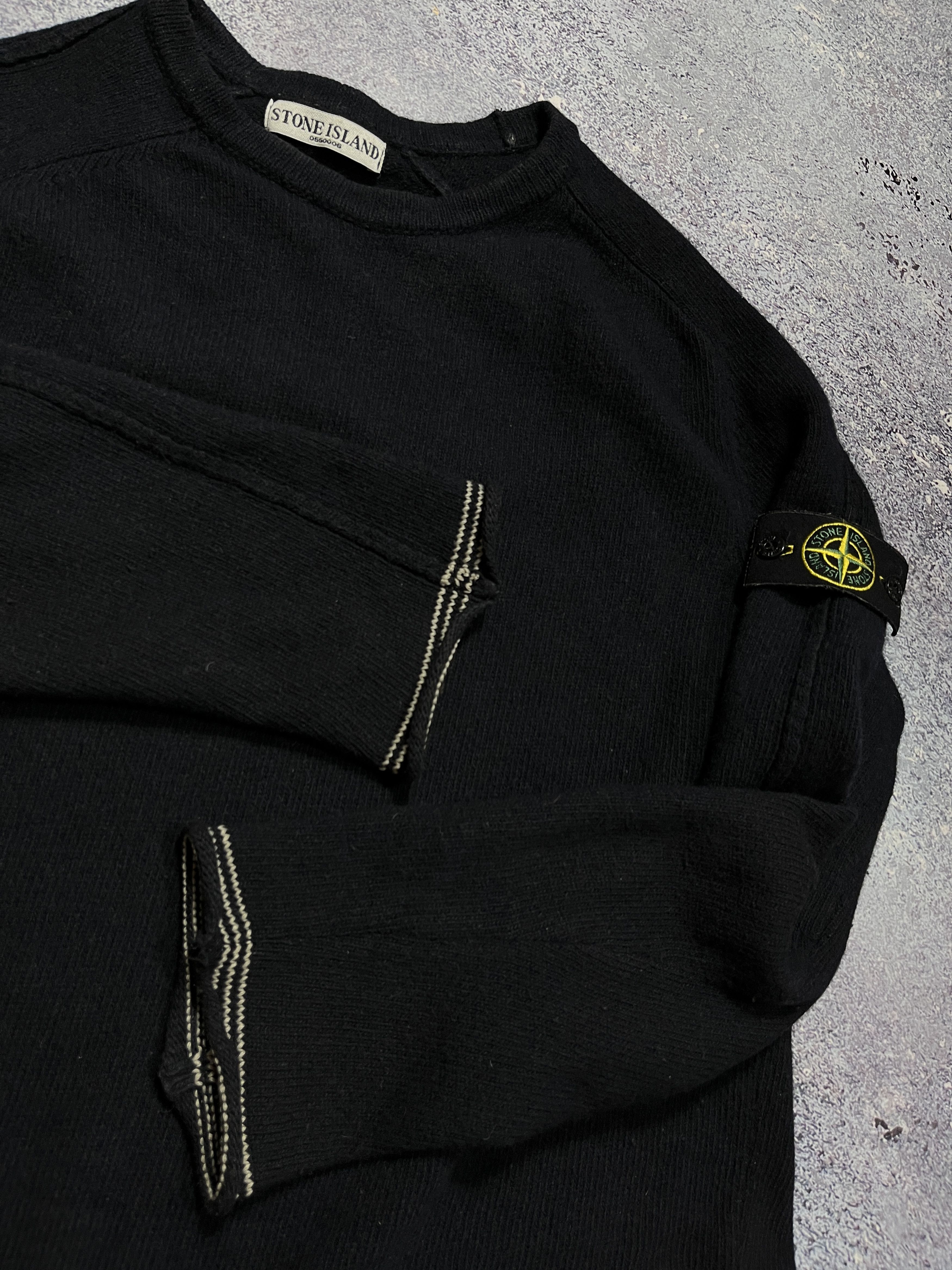 Stone Island Vintage Stone Island Wool Knit sweater Size US XL / EU 56 / 4 - 5 Thumbnail