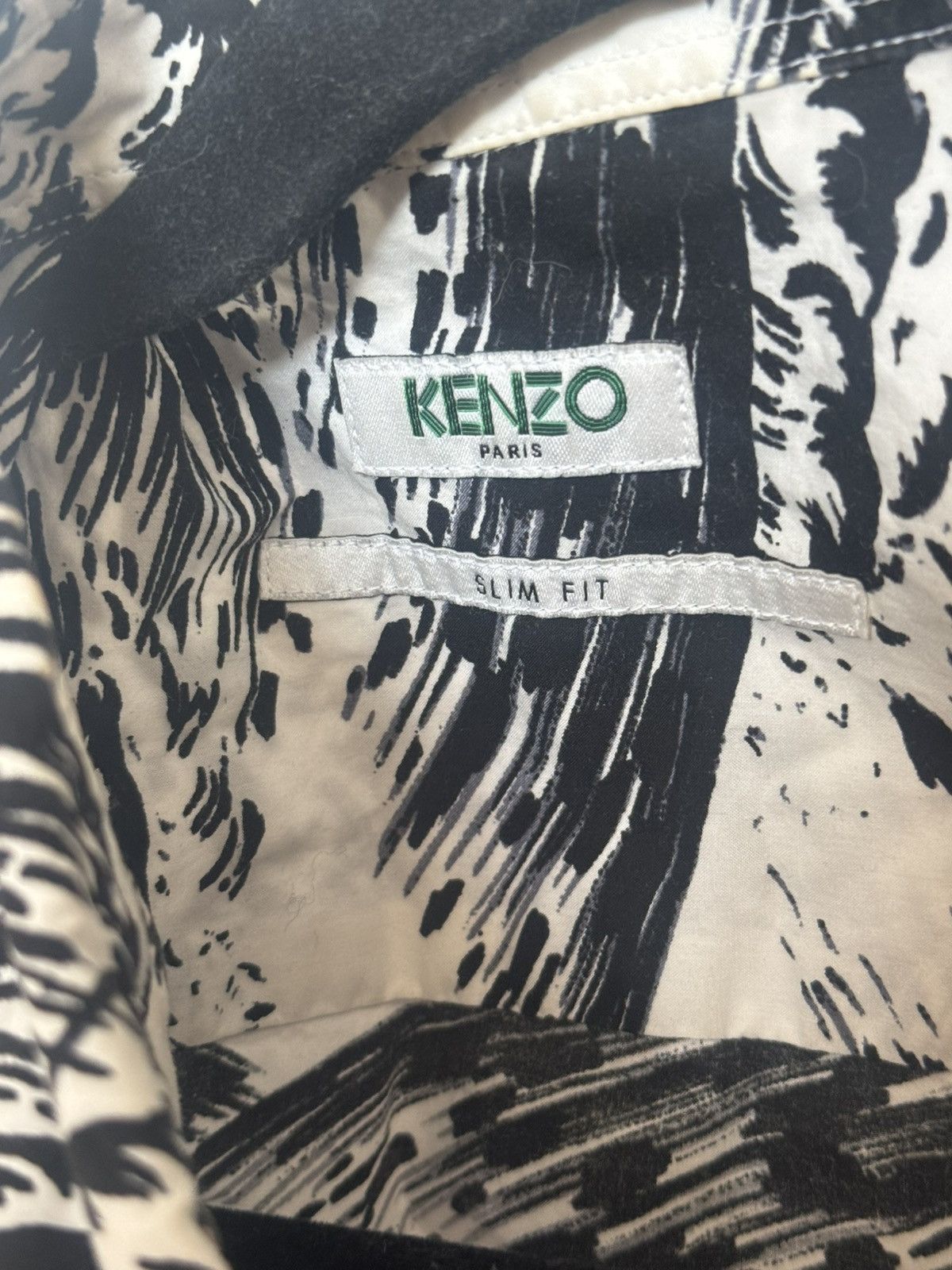 Kenzo Kenzo wave collection shirt Size US M / EU 48-50 / 2 - 3 Thumbnail