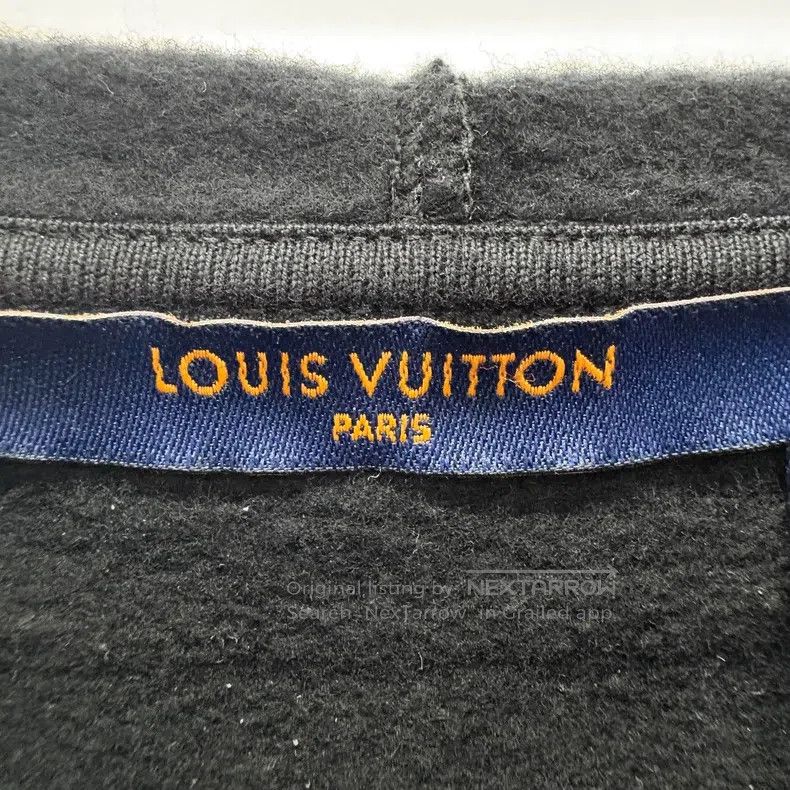 Louis Vuitton Louis Vuitton Black hooded sweatshirt Size US XL / EU 56 / 4 - 6 Thumbnail