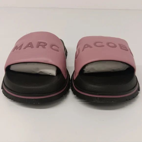 Marc Jacobs Leather The Slide In Lilas Purple - EU36