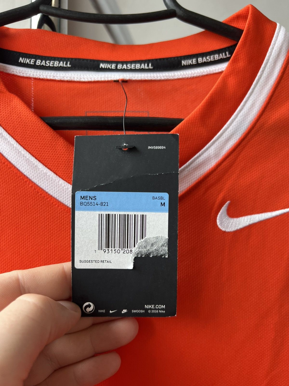 Nike NIKE BOISE STATE BRONCOS BASEBALL JERSEY SHIRT MEN’S NWT NEW Size US M / EU 48-50 / 2 - 8 Thumbnail