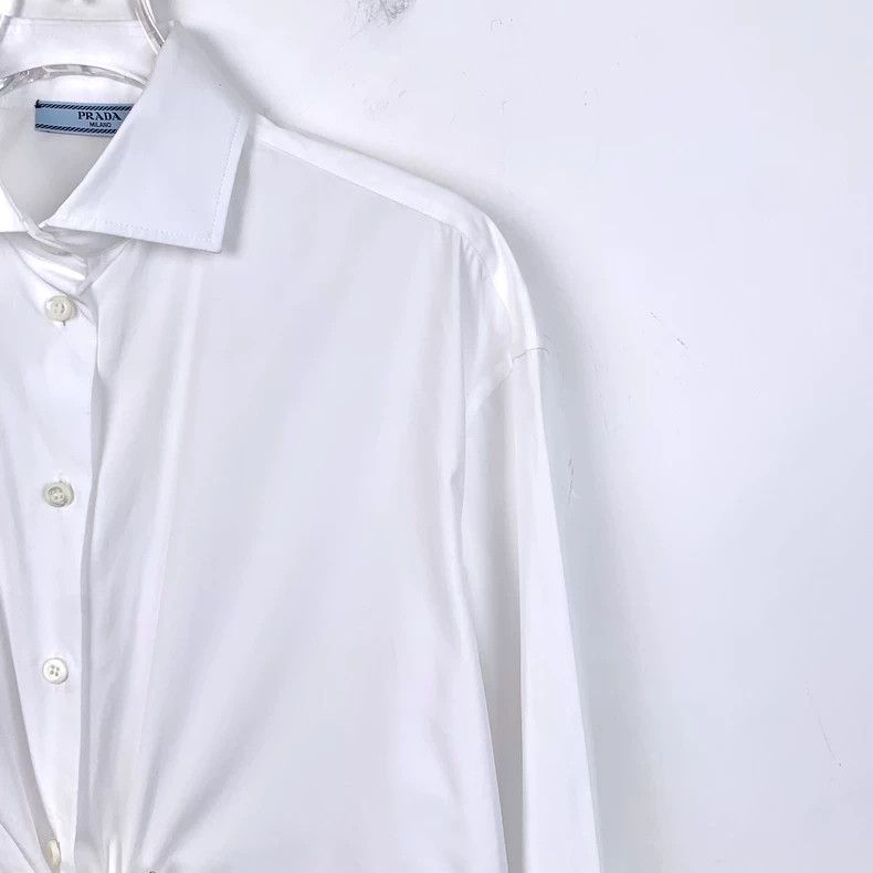 Prada Prada Size 36 24 white lily of the valley rhinestone brooc Size US XXS / EU 40 - 3 Thumbnail