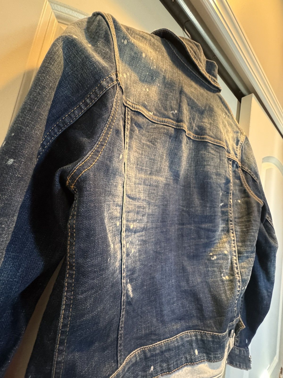 Dsquared2 Dsquared2 Denim Jacket with light denim bottom. Size US S / EU 44-46 / 1 - 10 Thumbnail